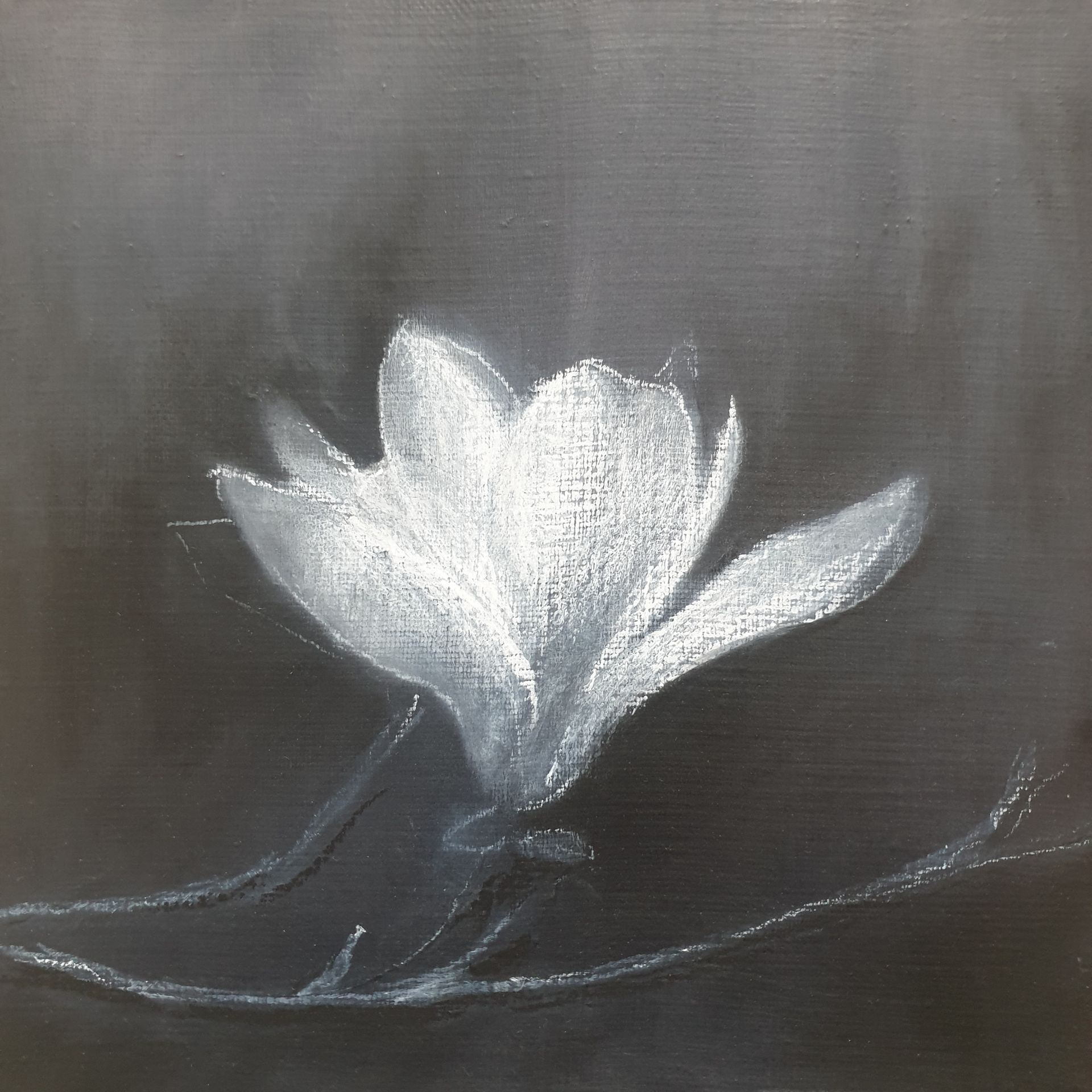 Юлия Арюшина (Картина, живопись - 
                  20 x 20 см) Мокурэн. Хрупкая красота