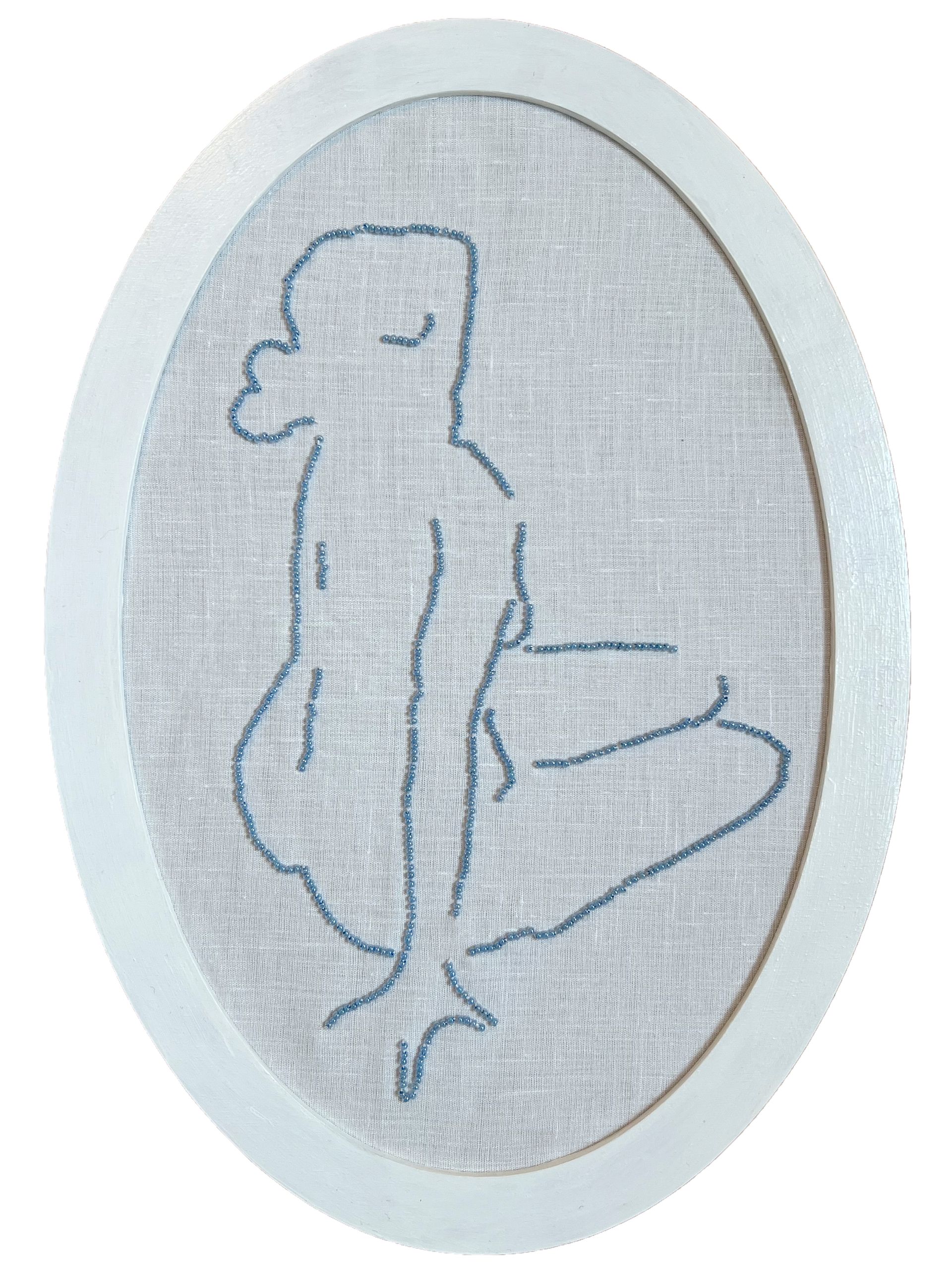 Юлия Шабанова (Вышивка - 
                  24 x 34 см) Очарование линий