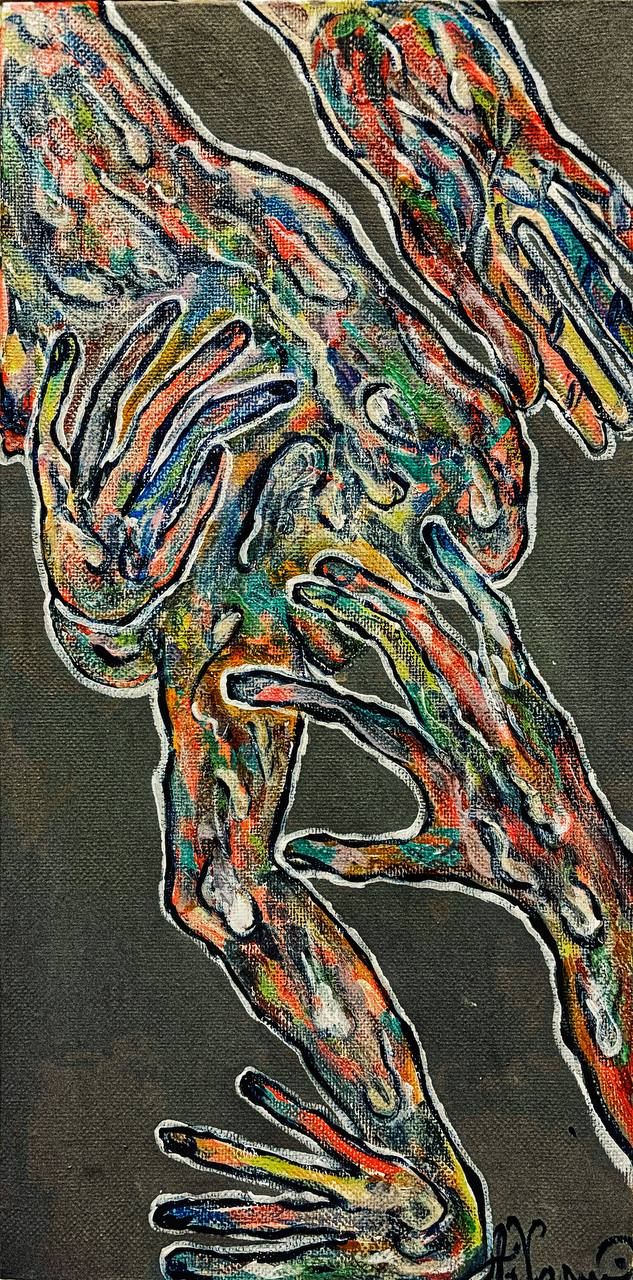 Александра Халипская (Картина, живопись - 
                  40 x 50 см) За-деть