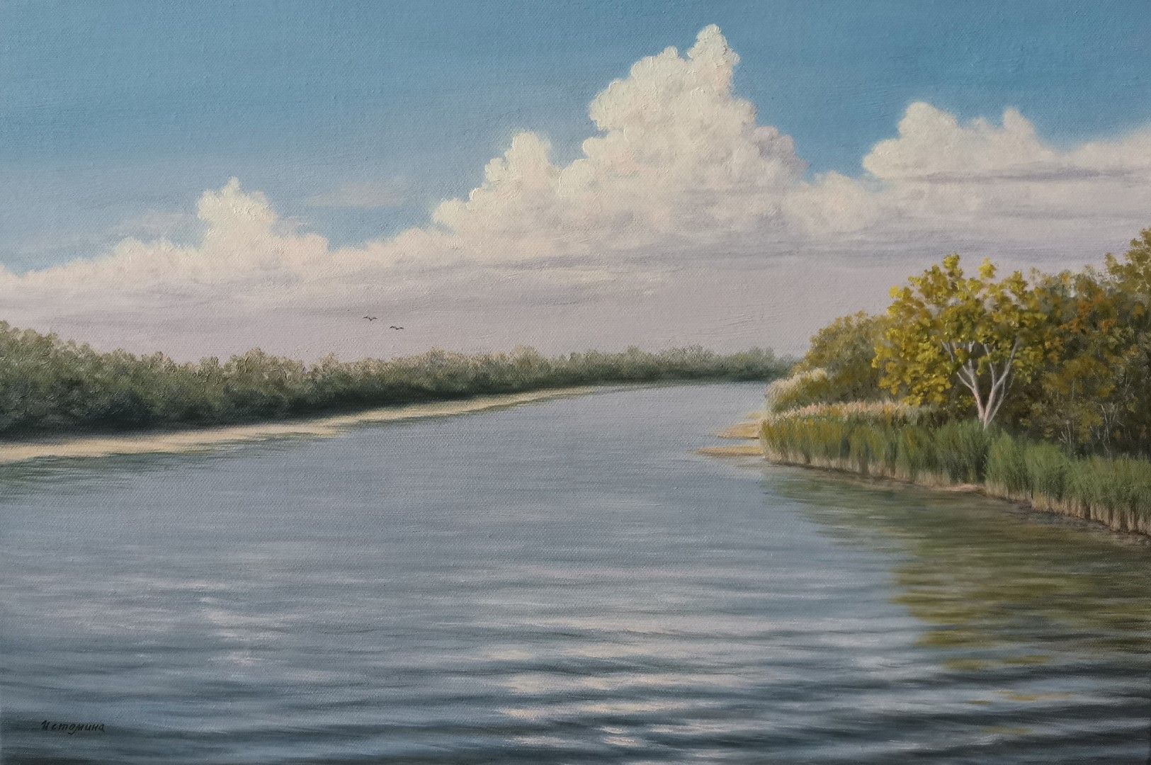 Елена Истомина (Картина, живопись - 
                  60 x 40 см) Начало лета