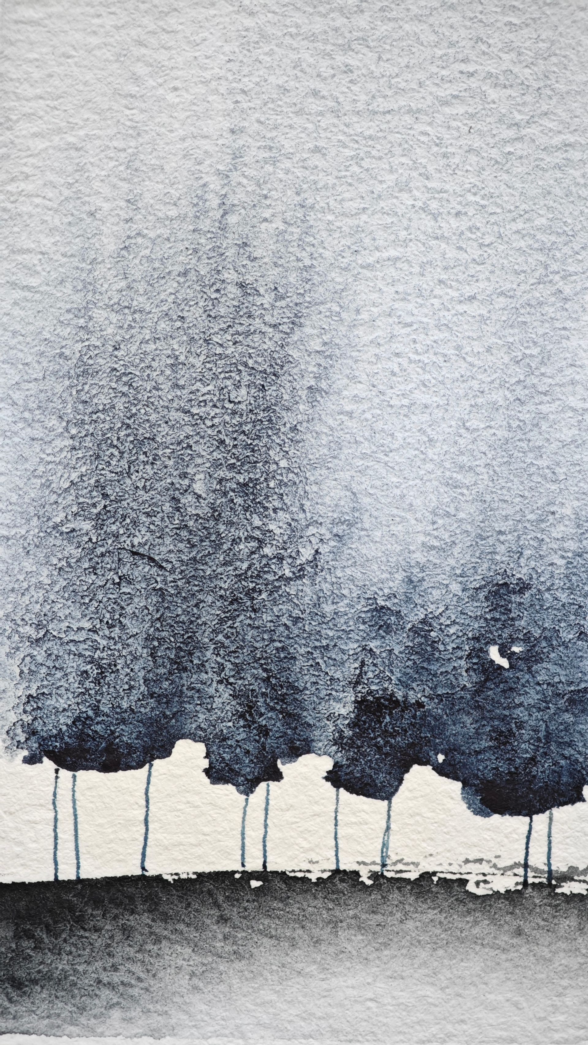 Тани Соул (Авторская графика - 
                  15 x 21 см) Полуночная роща