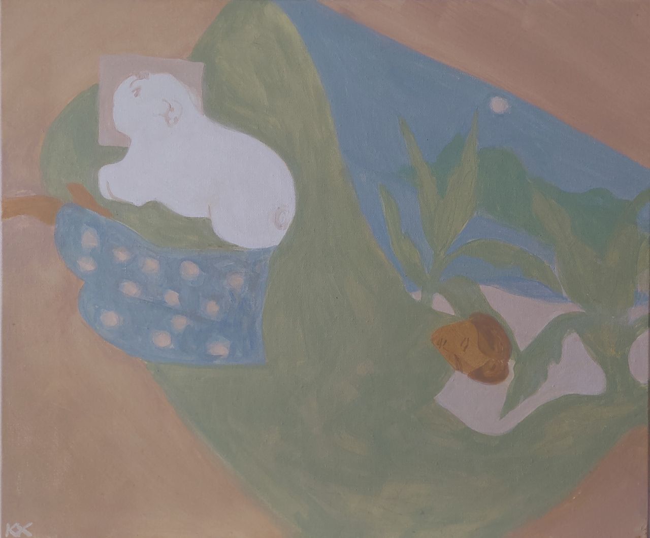 Ксения Хилько (Картина, живопись - 
                  60 x 50 см) Волщебный диван
