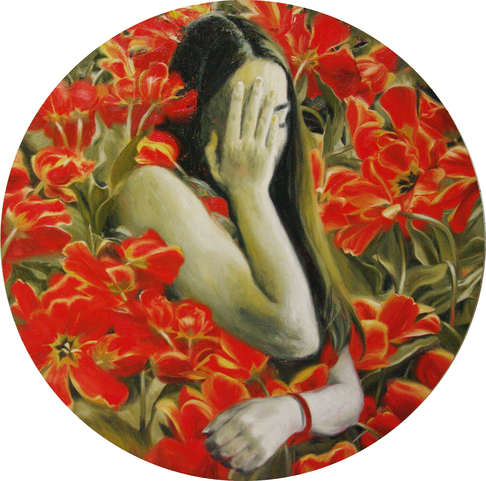 Алан Хатагты (Картина, живопись - 
                  70 x 70 см) Doloroso