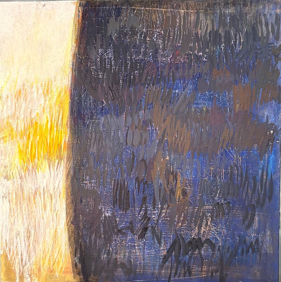 Раиса Граф (Картина, живопись - 
                  60 x 60 см) #9. Эксперимент. Солнце