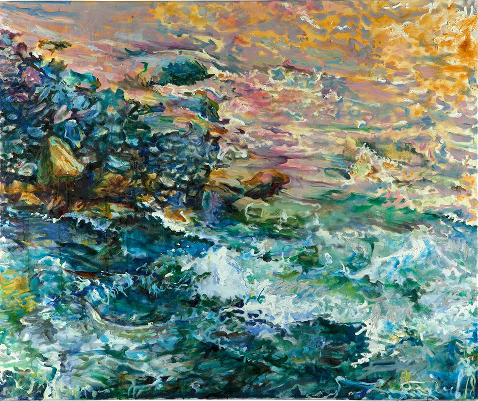 Сергей Базилев (Картина, живопись - 
                  120 x 100 см) Две реки