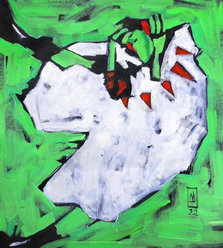 Анастасия Даниленко (Картина, живопись - 
                  100 x 110 см) Смятение