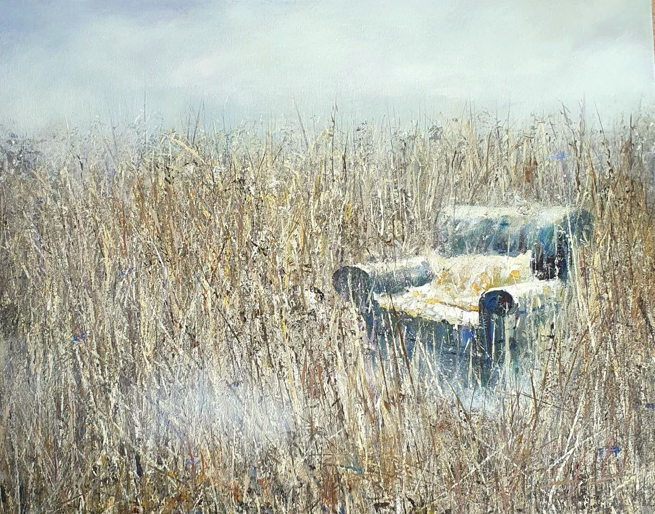 Людмила Пономарева (Картина, живопись - 
                  60 x 50 см) Зачем он там?