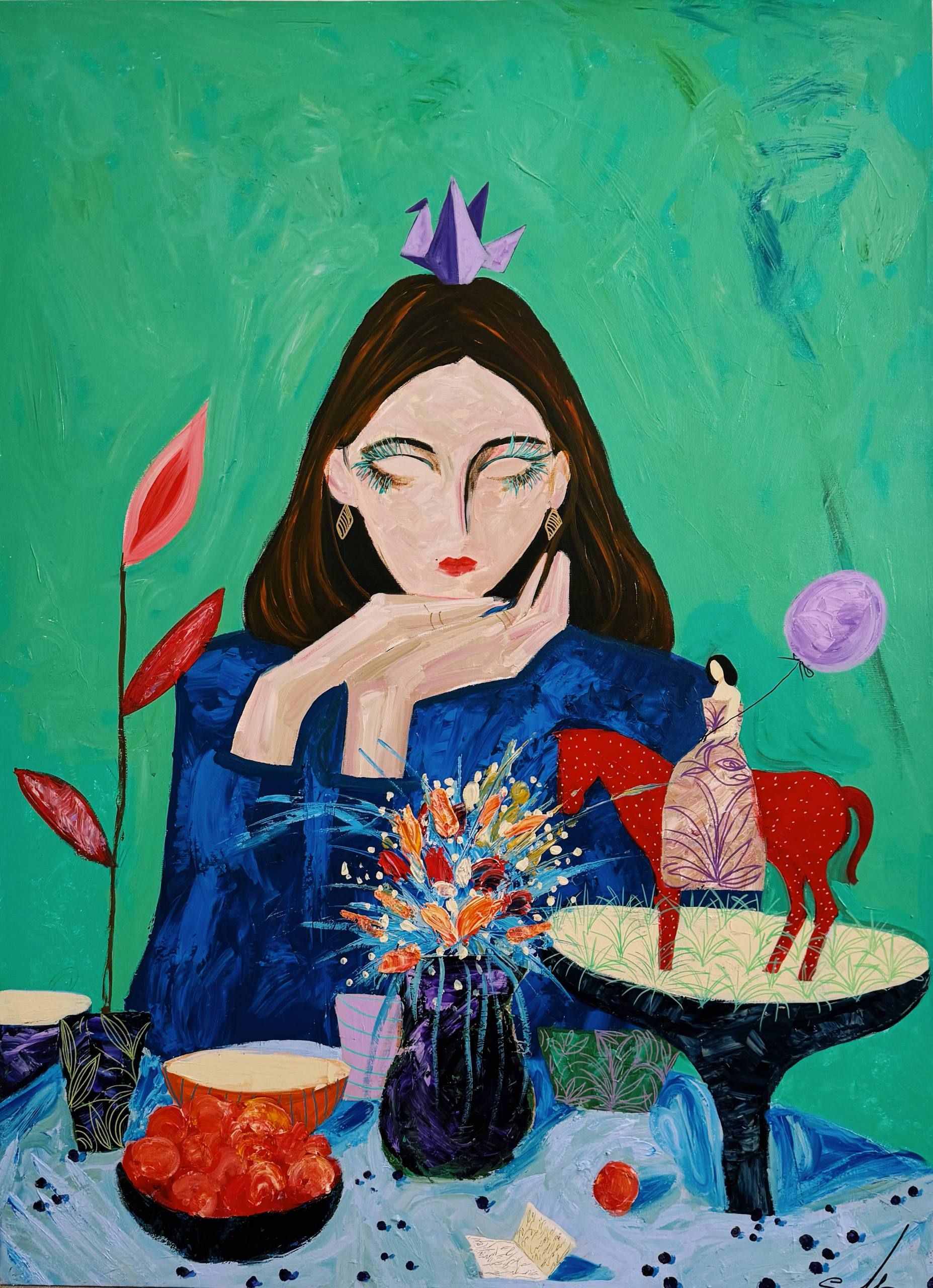 Сардор Эркинов (Картина, живопись - 
                  110 x 150 см) Сон