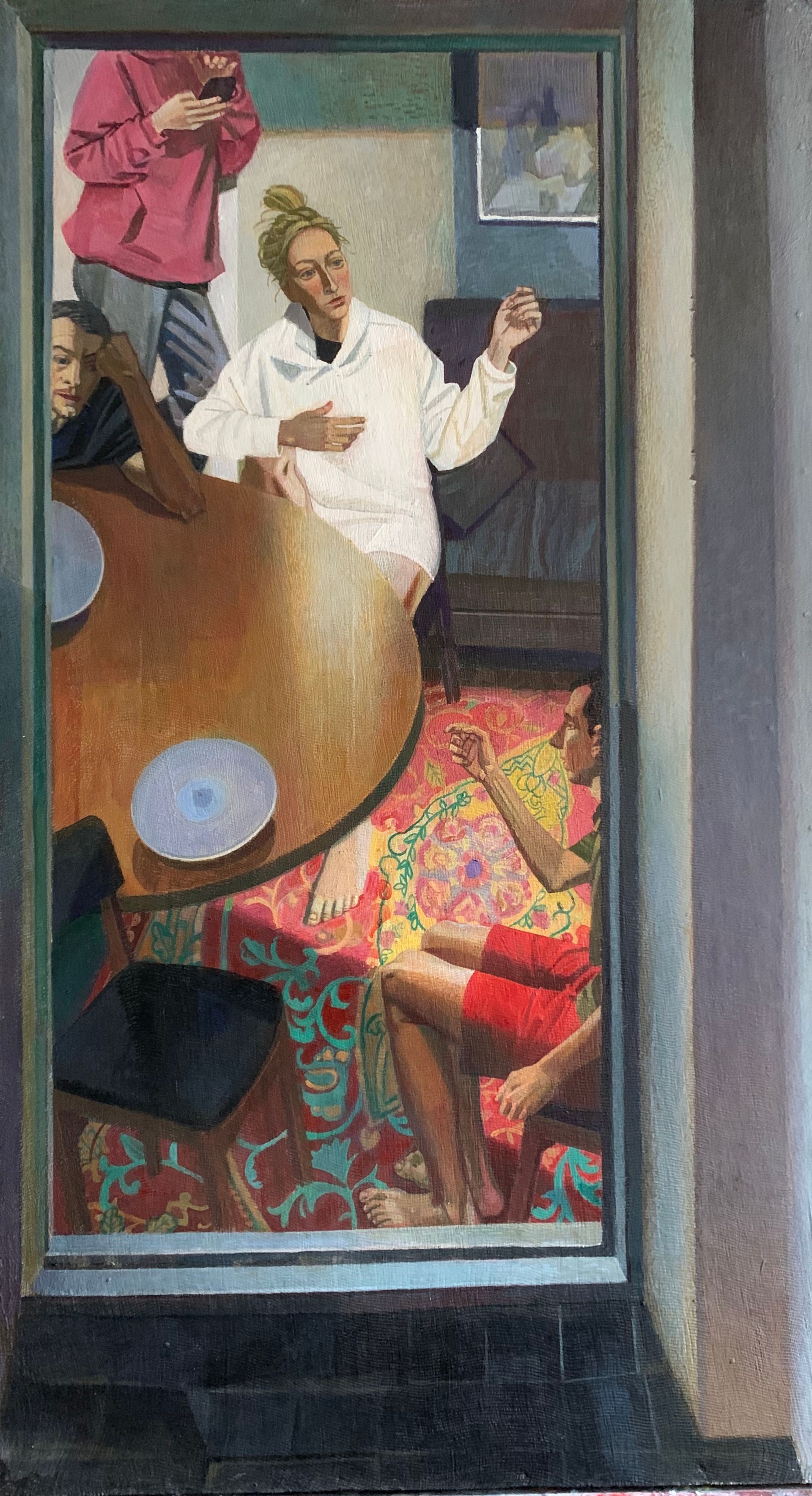 Иван Афонский (Картина, живопись - 
                  69 x 122 см) В мастерской