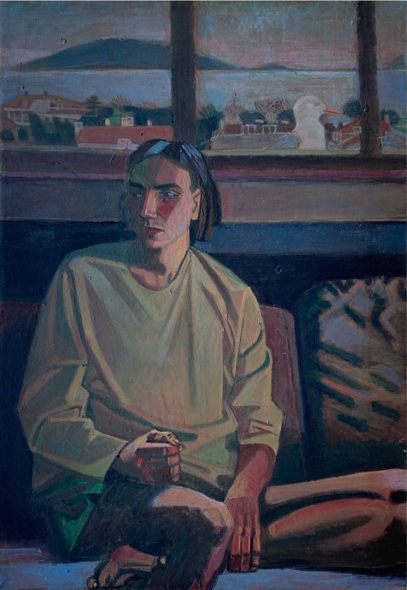 Иван Афонский (Картина, живопись - 
                  25 x 35 см) Дом