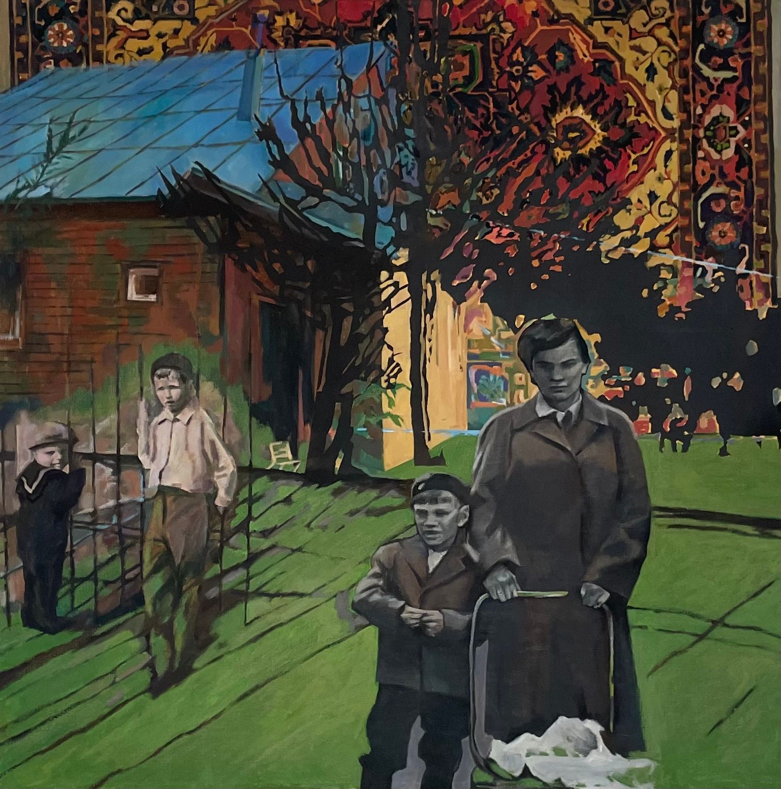 Екатерина Воронкова (Картина, живопись - 
                  130 x 130 см) Memory Fragments