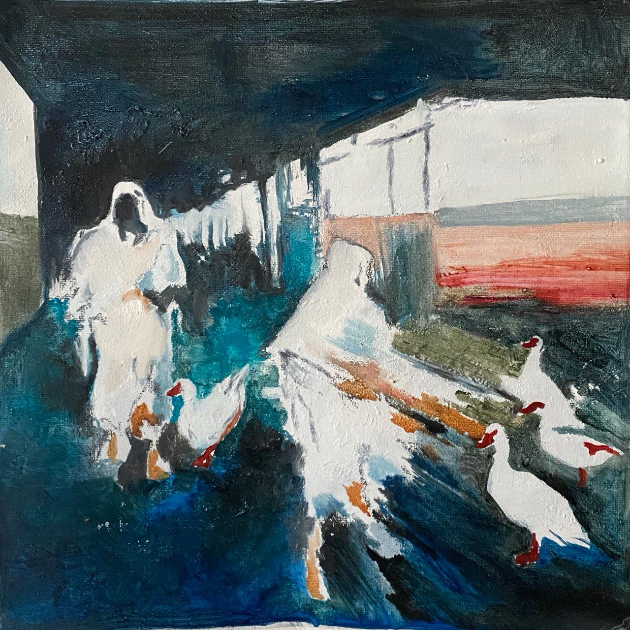 Елена Троянская (Картина, живопись - 
                  30 x 30 см) Без названия
