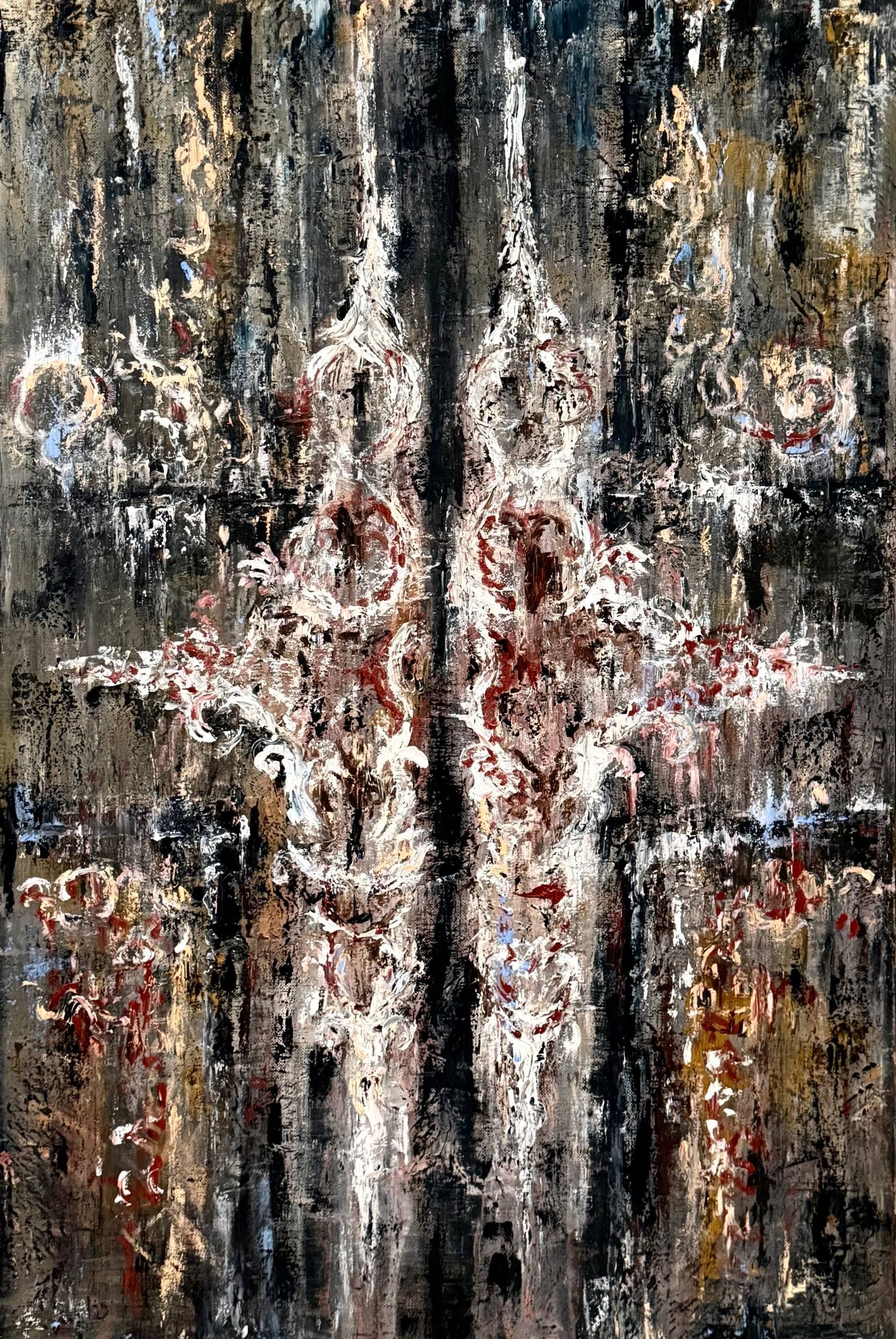 Белла Новинькова (Картина, живопись - 
                  80 x 120 см) В доме запертых дверей