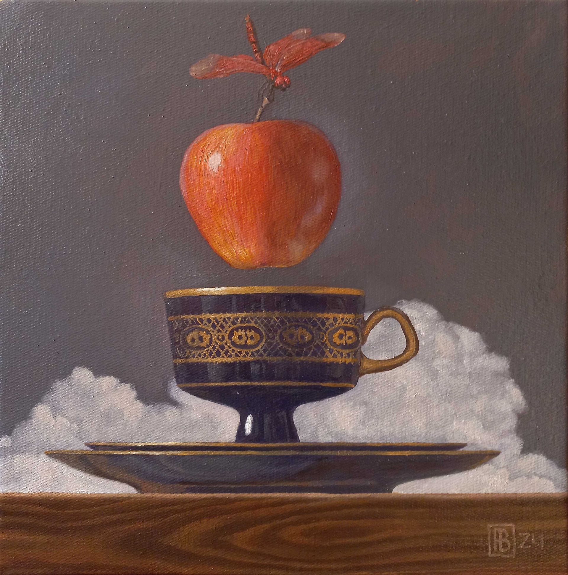 Всеволод Рассохин (Картина, живопись - 
                  30 x 30 см) Трудолюбивая стрекоза