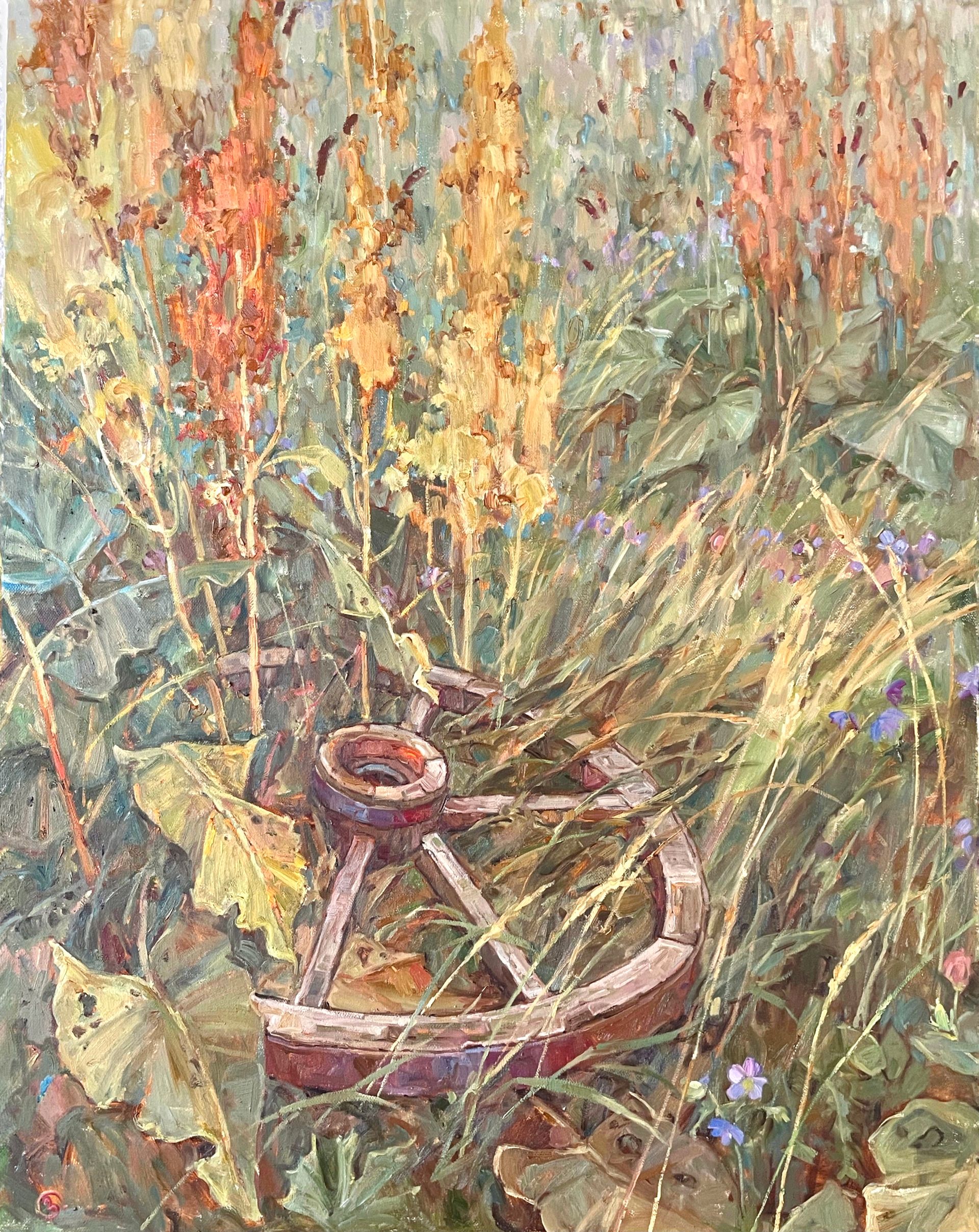 Залифа Хибатова (Картина, живопись - 
                  70 x 90 см) Колесо