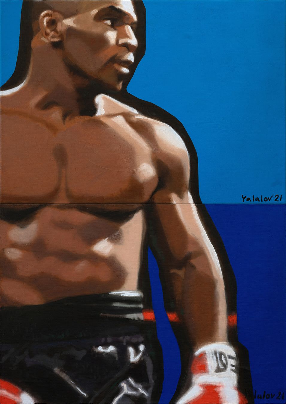 Марсель Ялалов (Картина, живопись - 
                  70 x 99 см) Mike 1. Mike 2