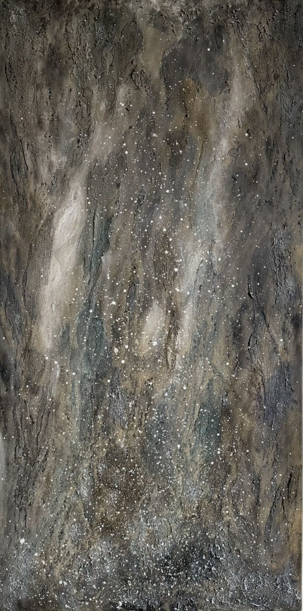 Виктория Марченко (Картина, живопись - 
                  60 x 120 см) Из серии "Метеоритная ткань"