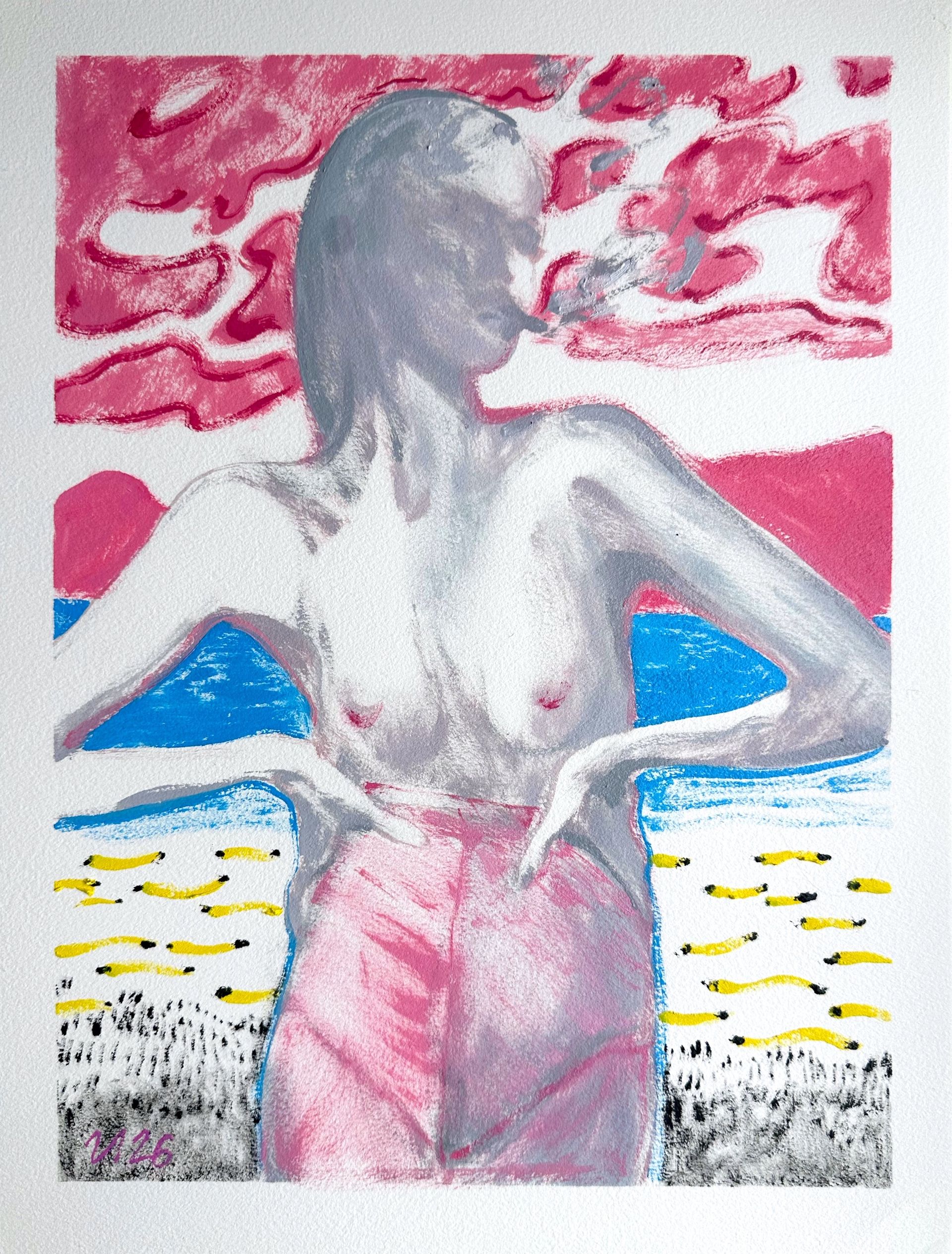 Илья Филатов (Авторская графика - 
                  31 x 41 см) #2