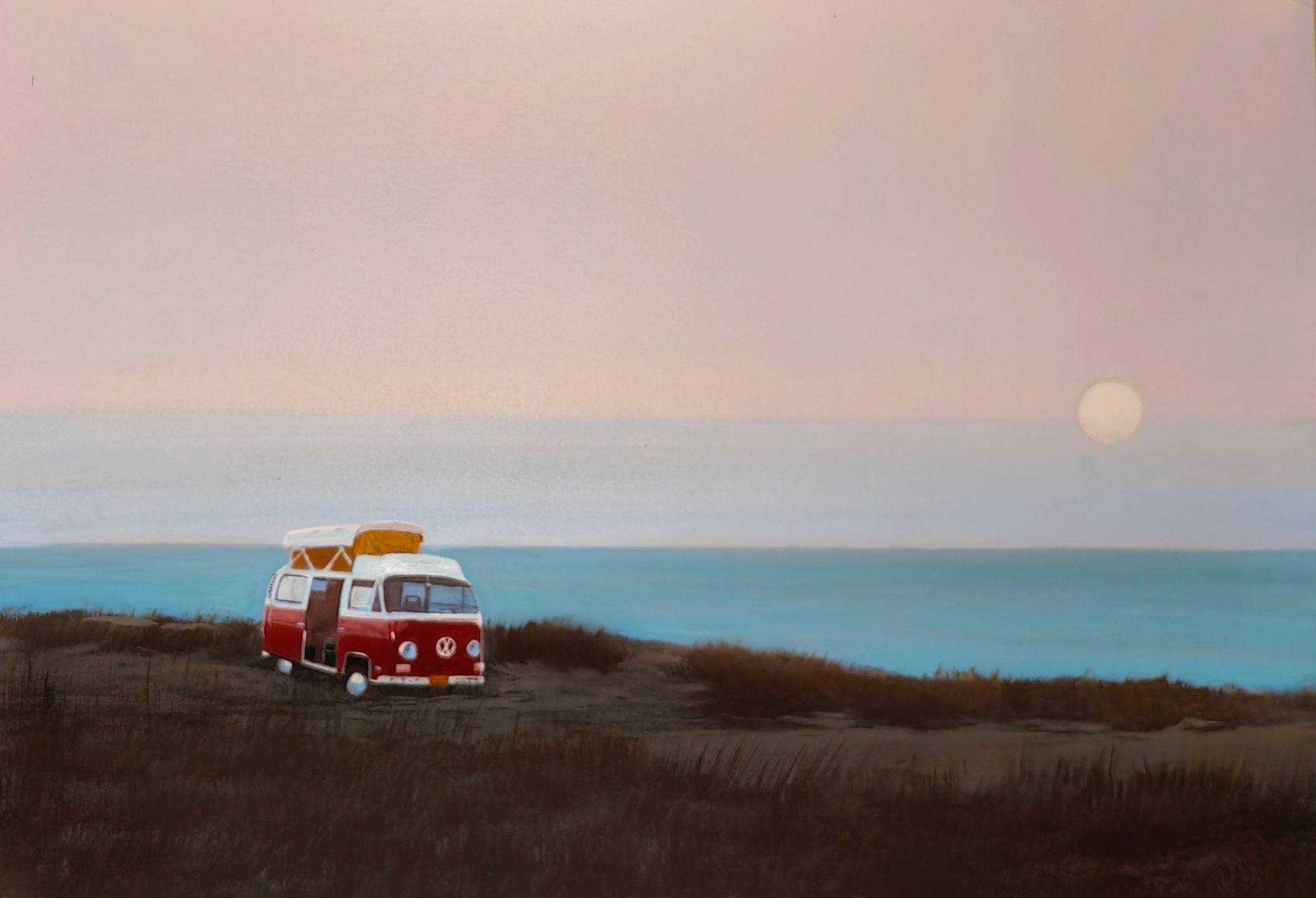 Никита Лобачёв (Картина, живопись - 
                  100 x 70 см) На берегу моря