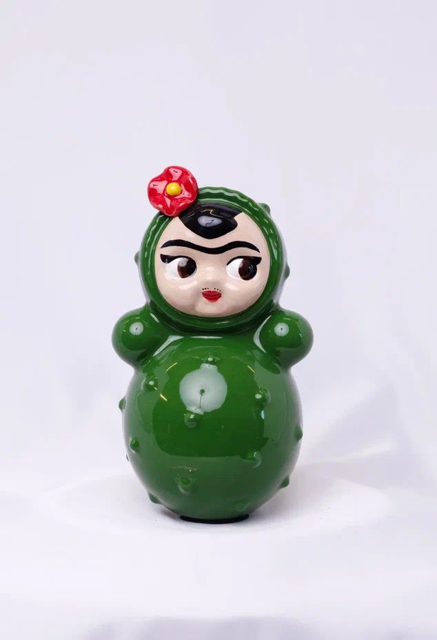 Ирина Веселова (Объект - 
                  12 x 20 см) Неваляшка Марта Кактунья