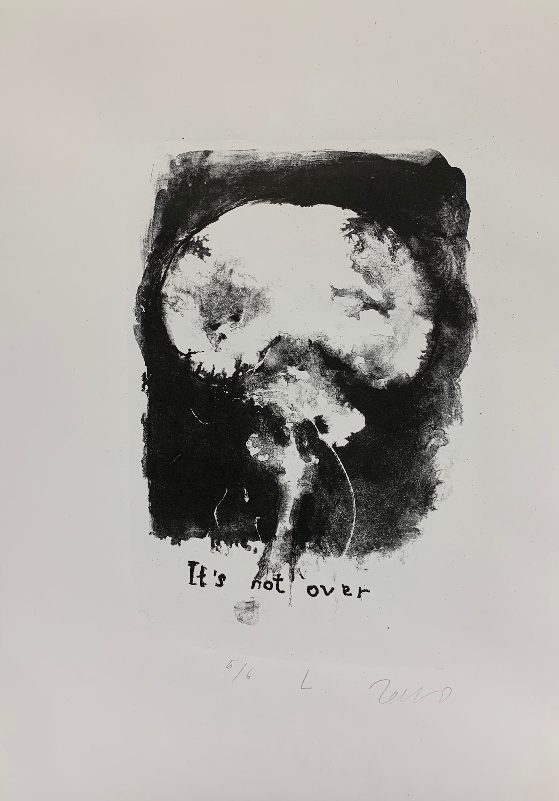 Александра Гарт (Графика печатная - 
                  26 x 36 см) It’s not over