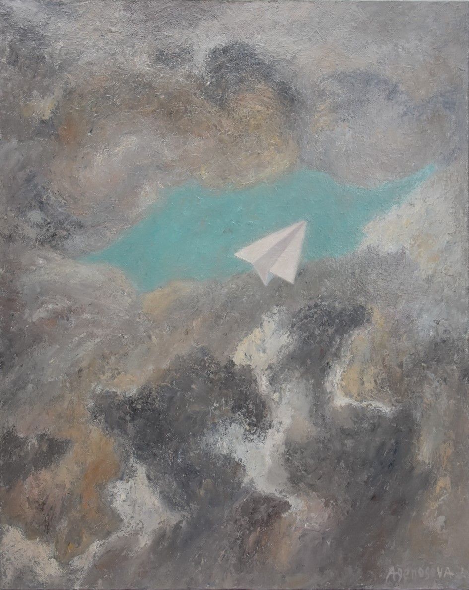 Юлия Агеносова (Картина, живопись - 
                  80 x 100 см) Goodbye! Часть I, триптих