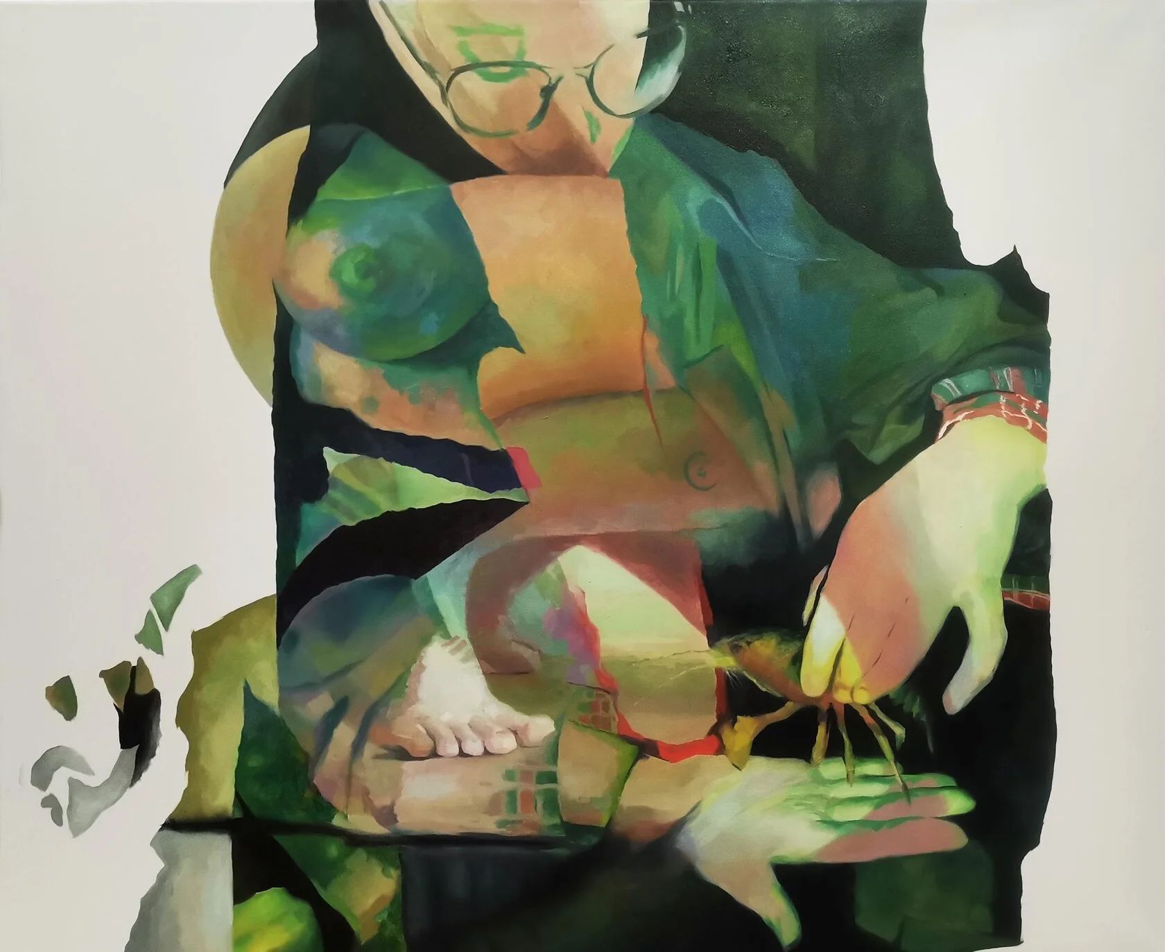 Полина Суровова (Картина, живопись - 
                  100 x 80 см) Гора. Из серии "Материнство"