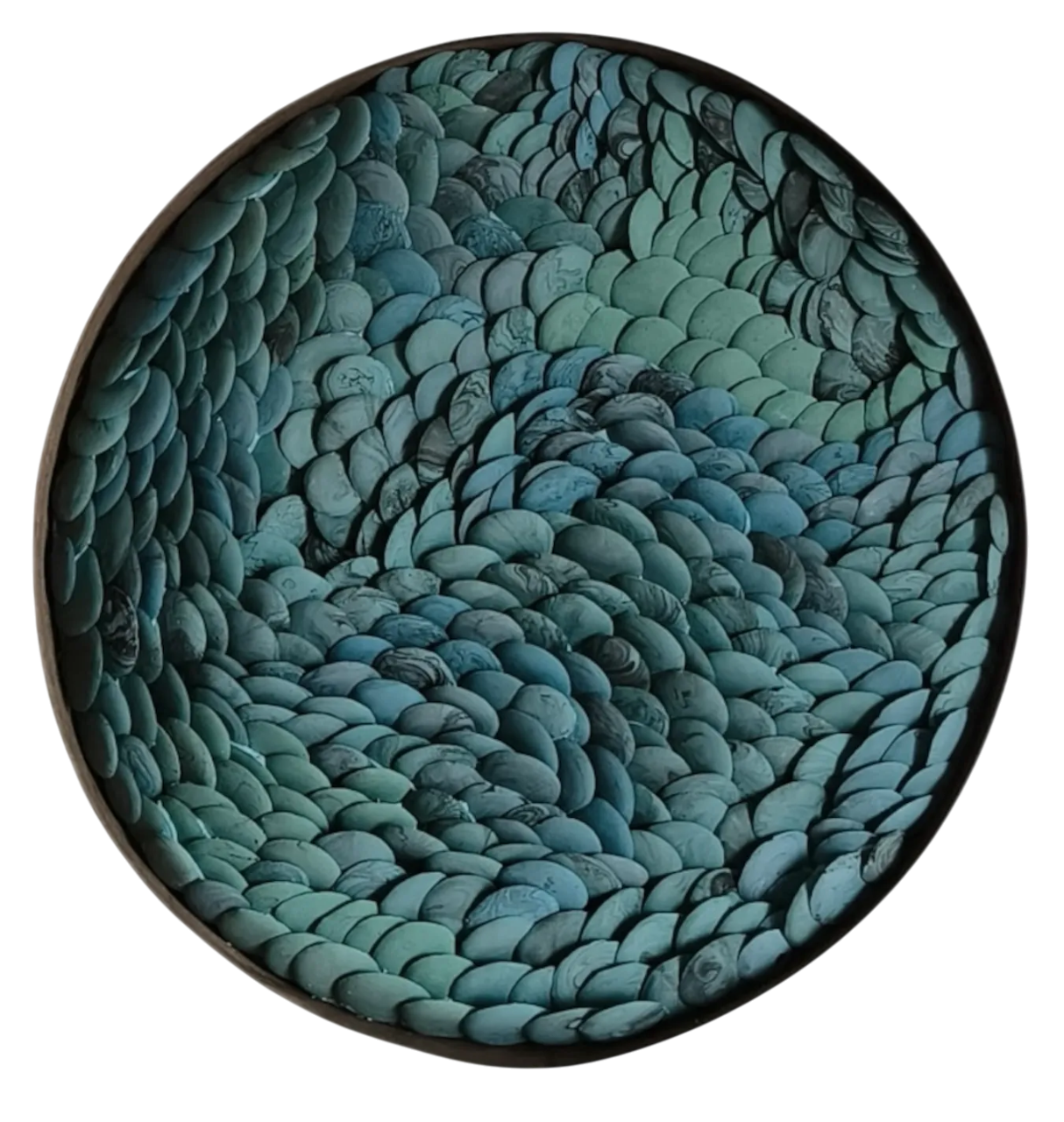Ксения Бухтеева (Объект - 
                  26 x 26 см) Мини-панно "Движение"