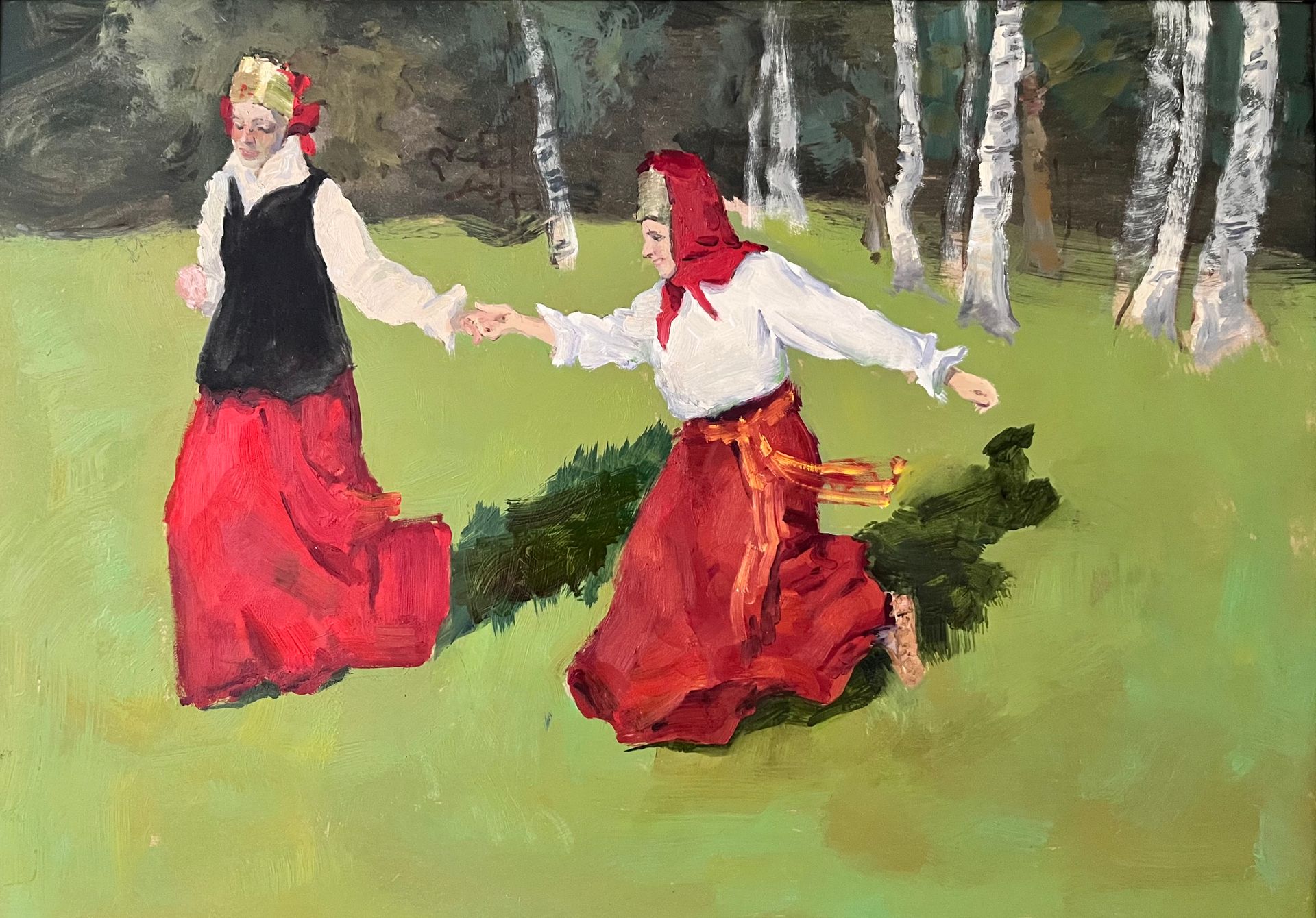 Елизавета Тарасова (Картина, живопись - 
                  60 x 40 см) Игра