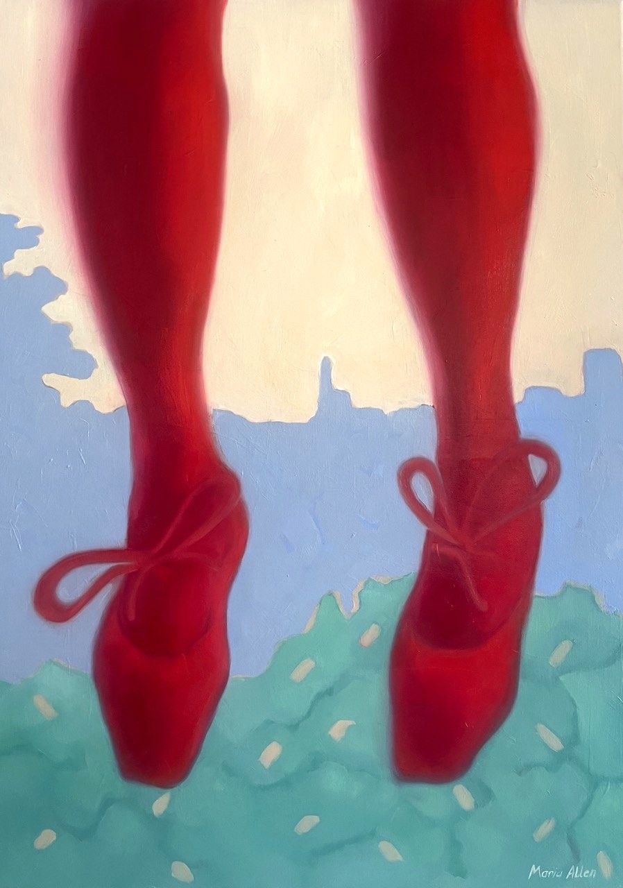 Мария Аллен (Картина, живопись - 
                  50 x 70 см) Первое свидание