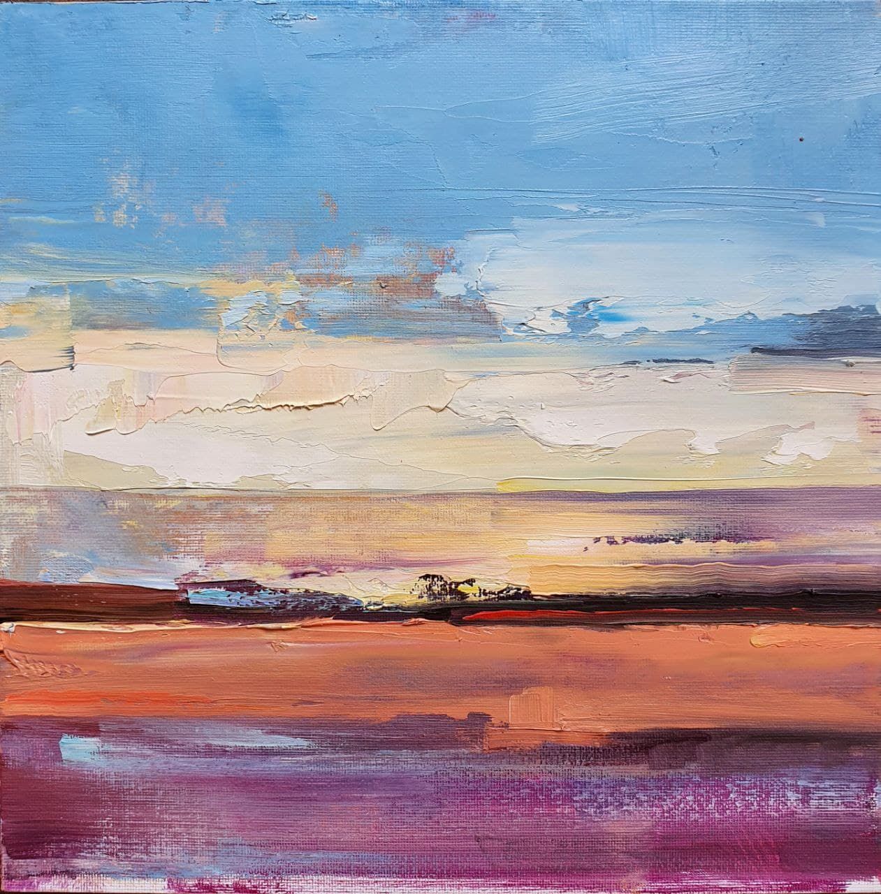 Мария Кузина (Авторская графика - 
                  25 x 25 см) Присутствие