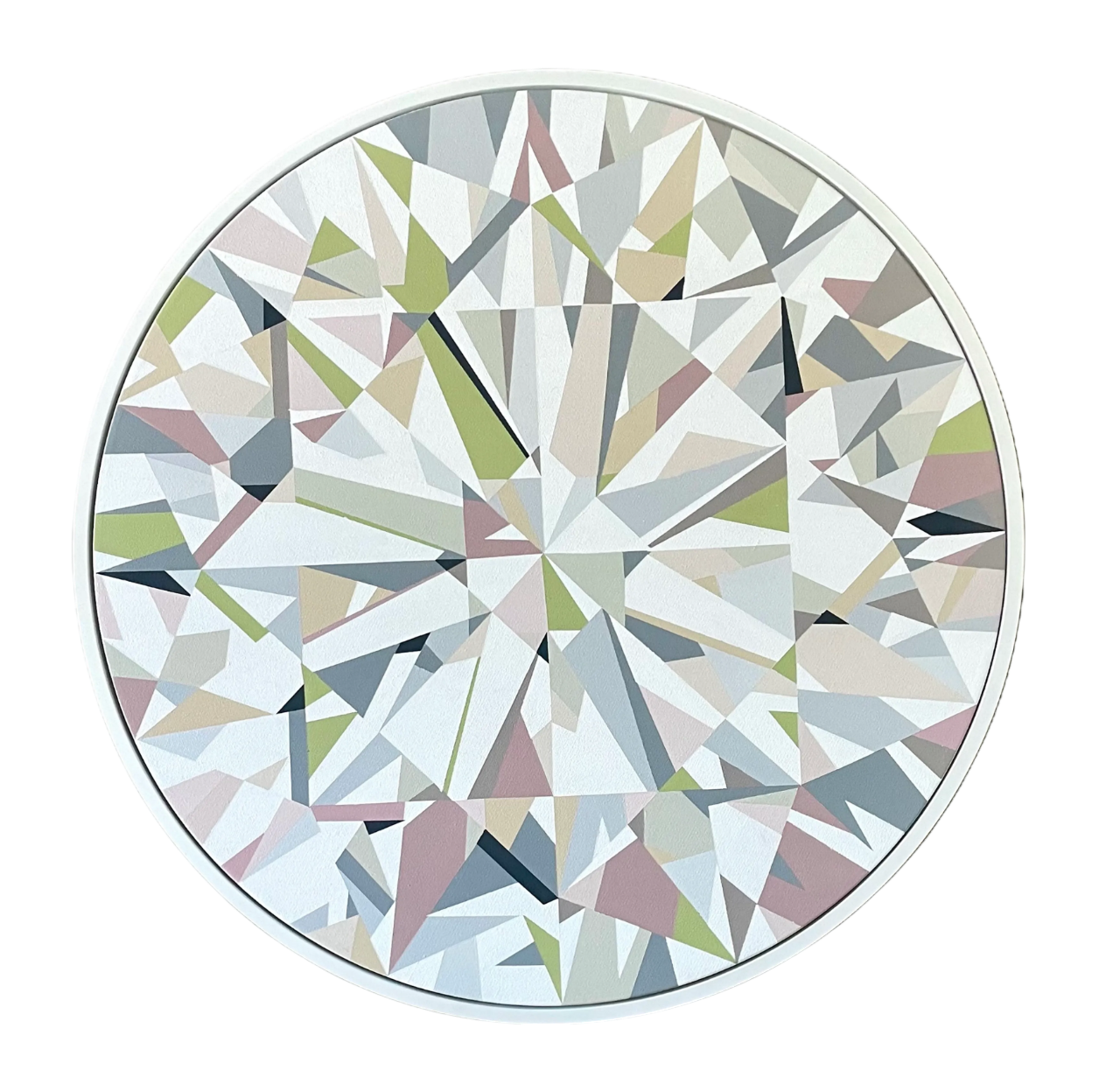 Марина Астахова (Картина, живопись - 
                  102 x 102 см) ТОНДО РОЗЕ