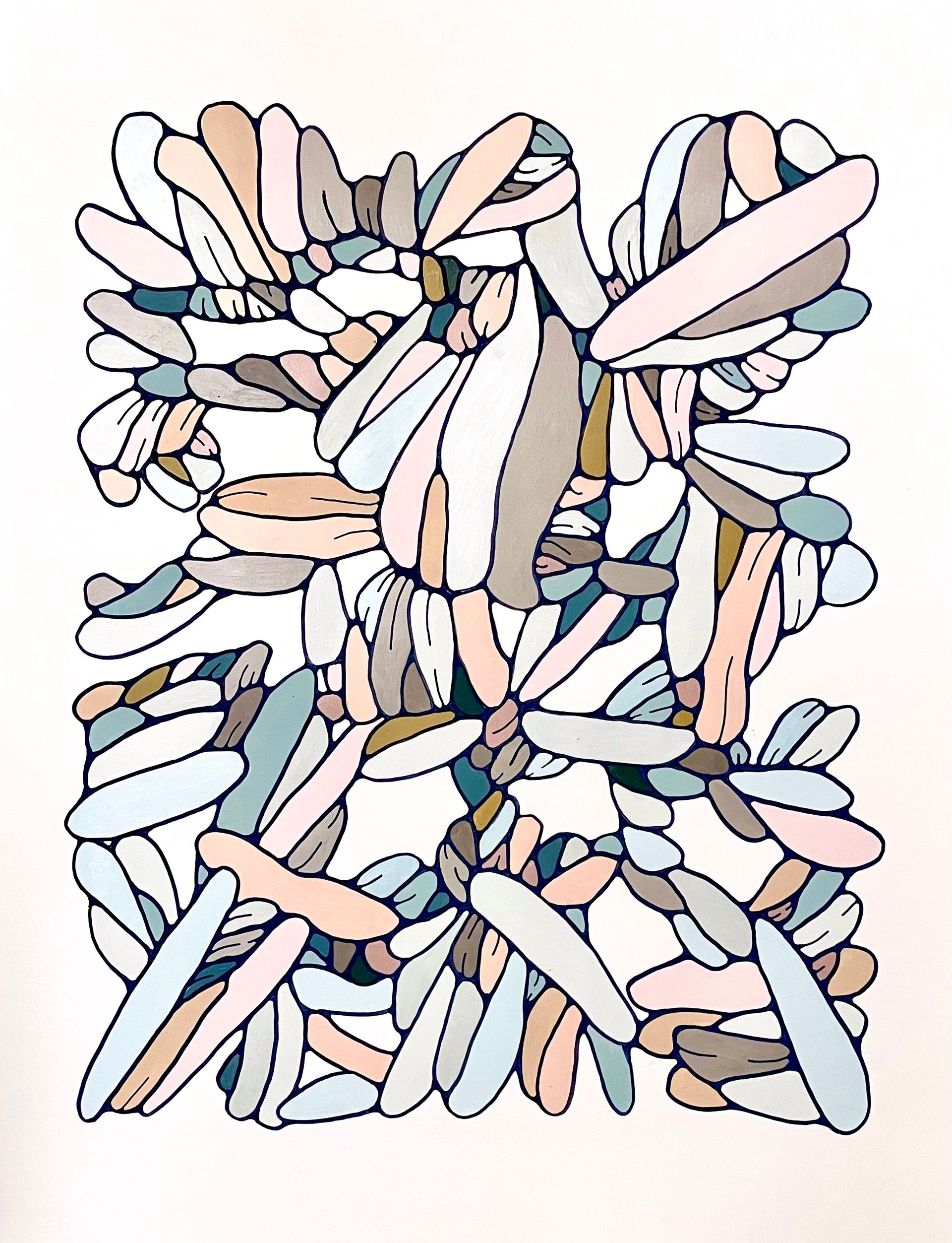 Марина Астахова (Авторская графика - 
                  50 x 65 см) FIELDS 34