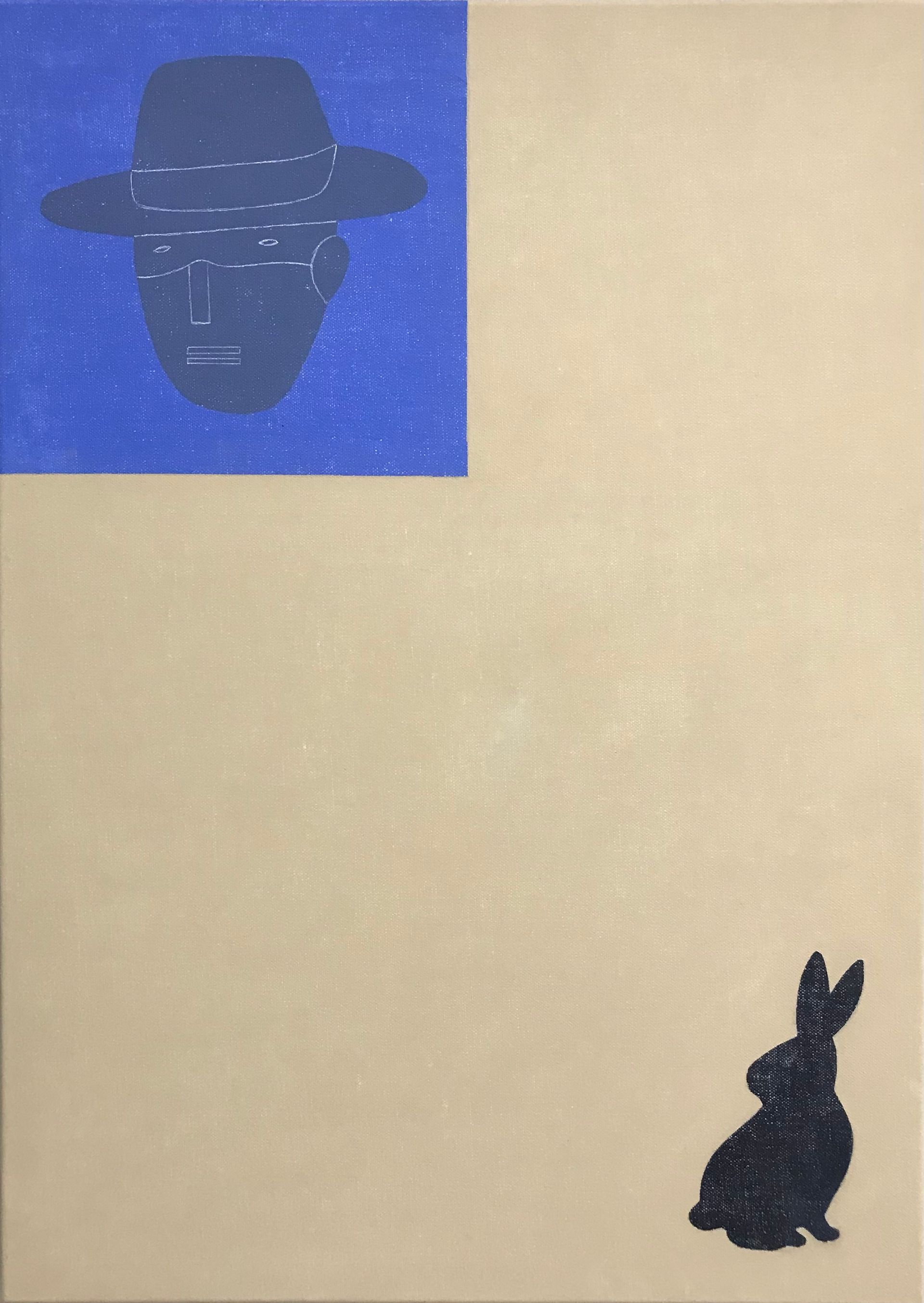 Юрий Ростиславский (Картина, живопись - 
                  50 x 70 см) Охотник