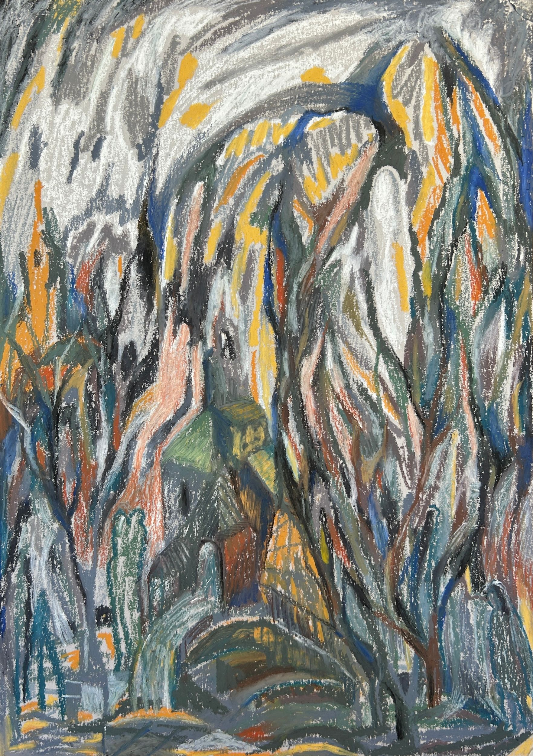 Юнна Никитина (Авторская графика - 
                  42 x 60 см) Без названия
