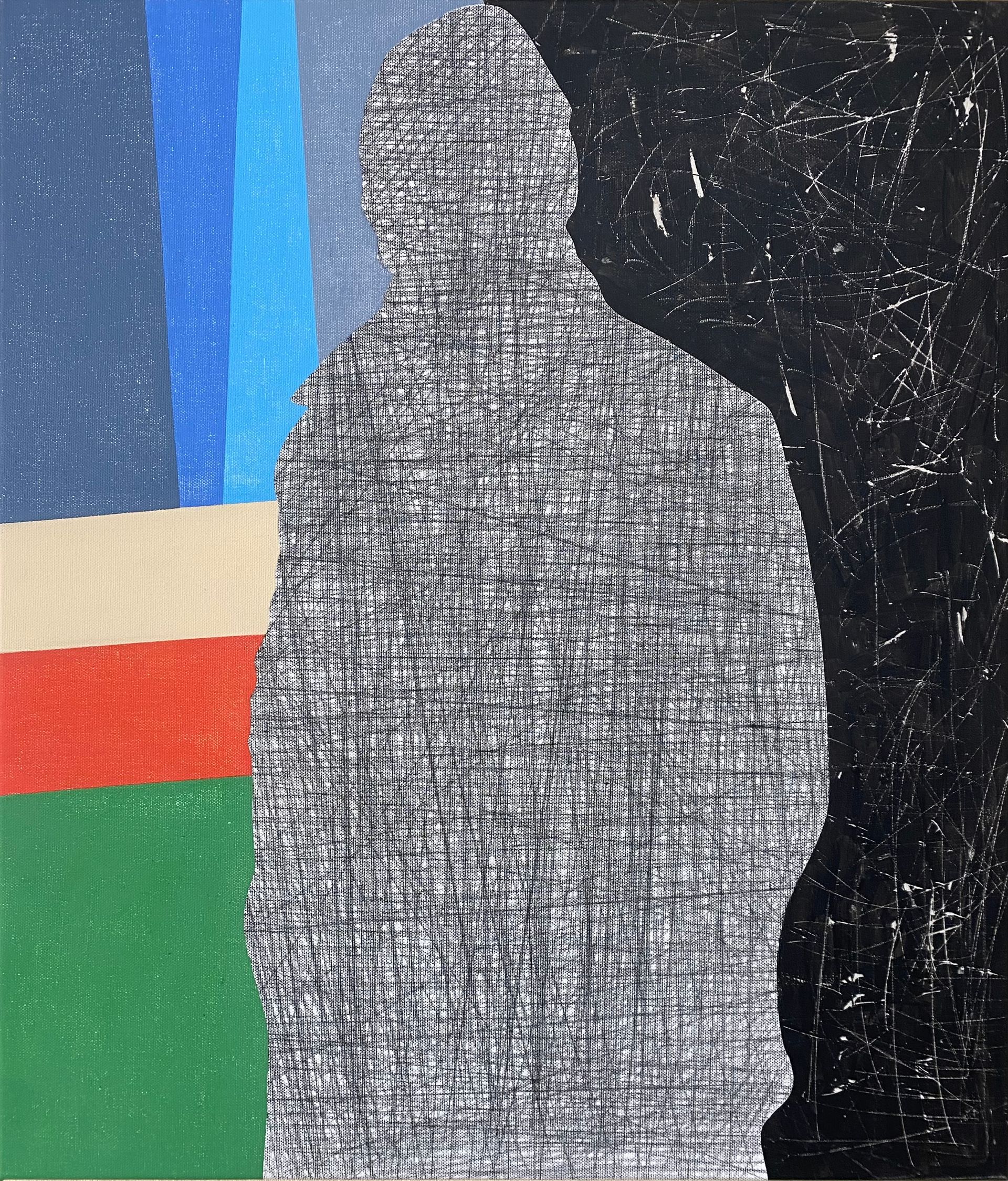 Юрий Ростиславский (Картина, живопись - 
                  60 x 70 см) Прохожий