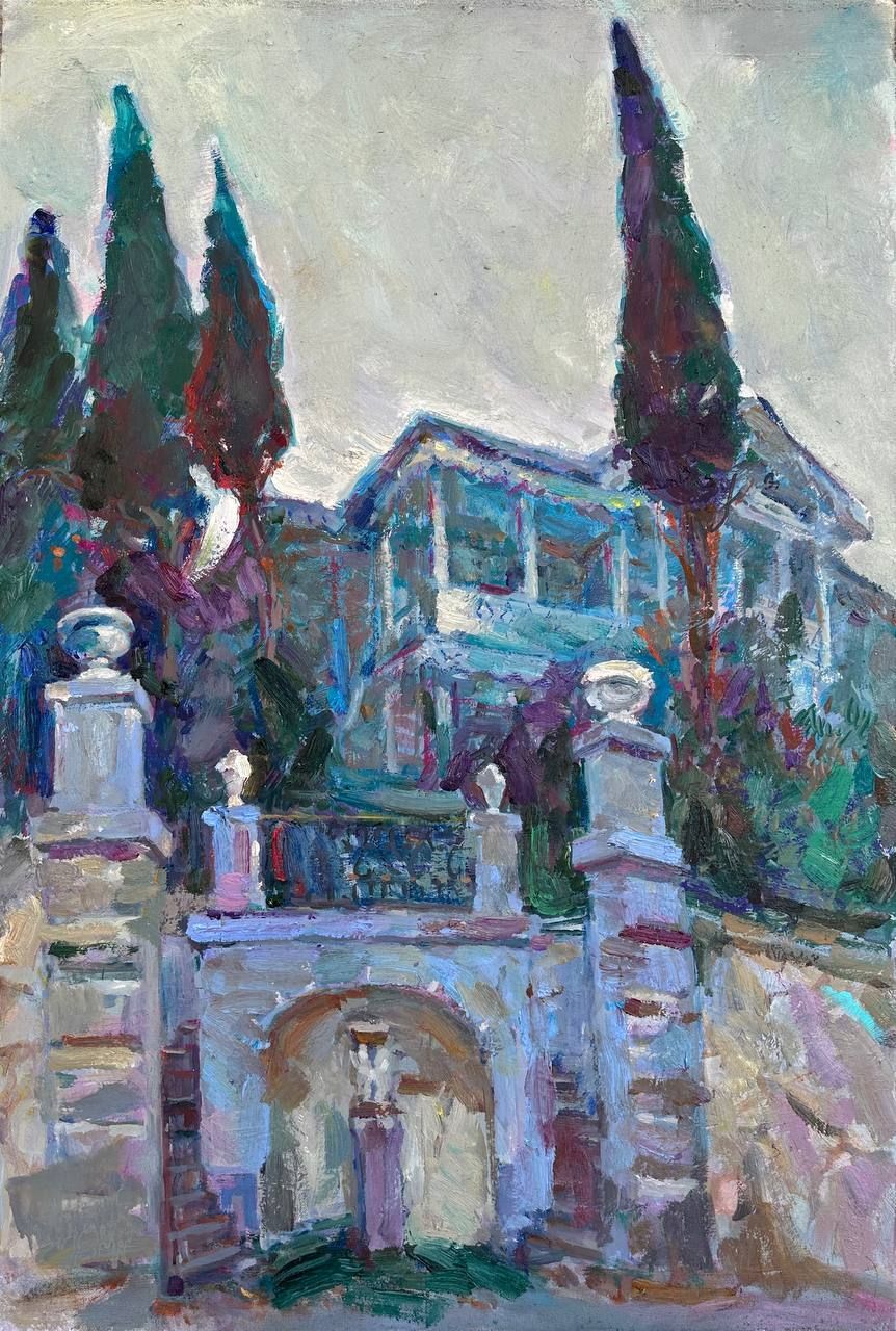 Илья Хахарев (Картина, живопись - 
                  60 x 88 см) Алупка