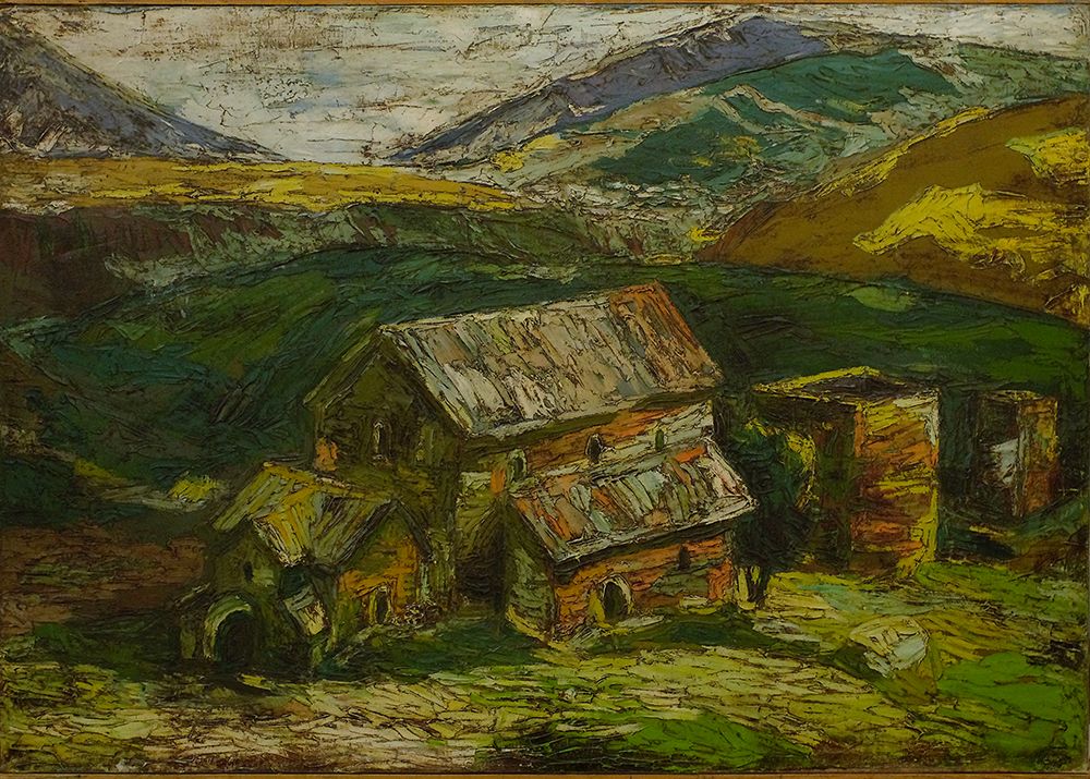 Темур Кадагишвили (Картина, живопись - 
                  100 x 70 см) Пейзаж