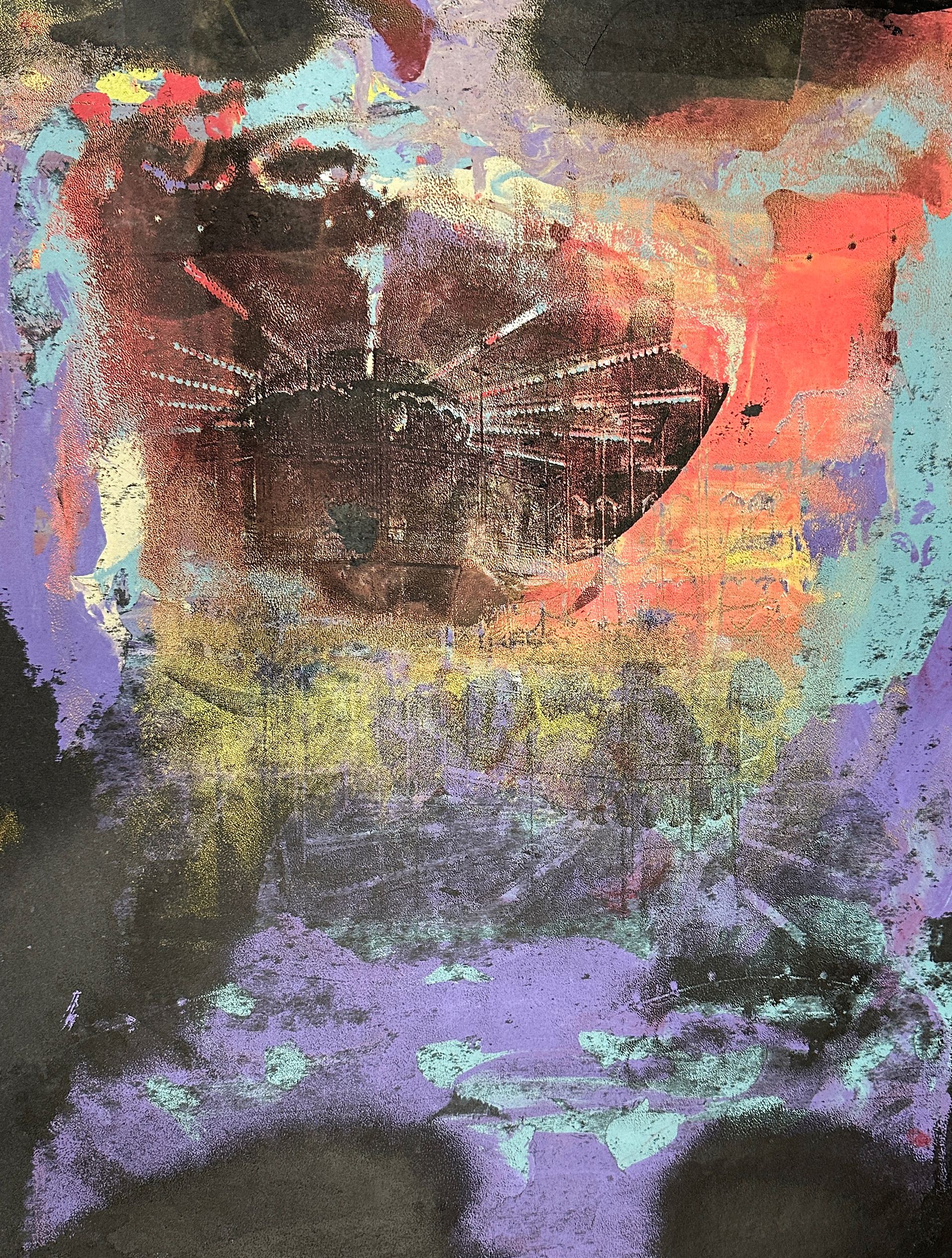 Дарья Мазур (Графика печатная - 
                  43 x 57.5 см) Карусель