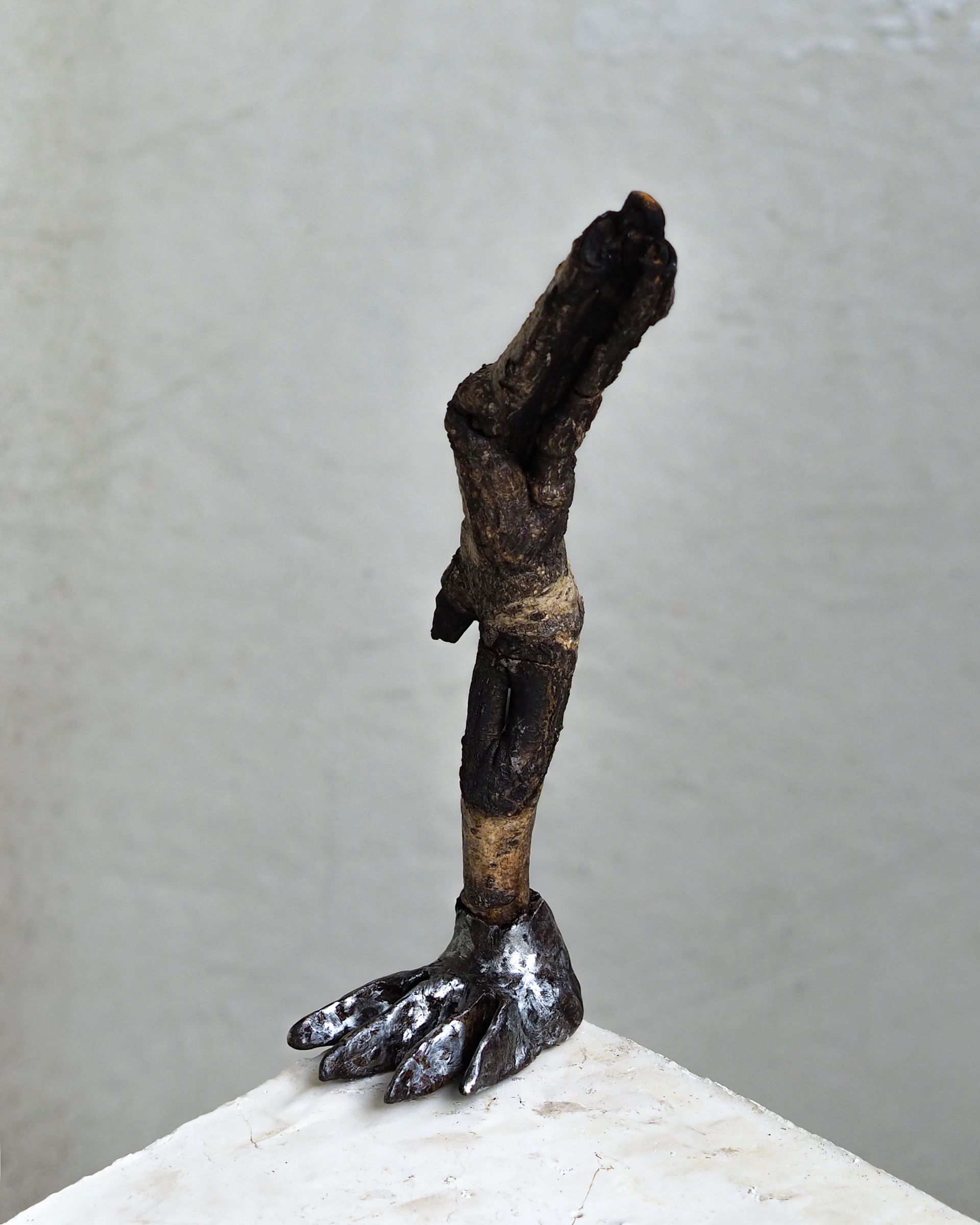 Александра Нестёркина (Скульптура - 
                  10 x 25 см) Untitled, Les temps sombres series