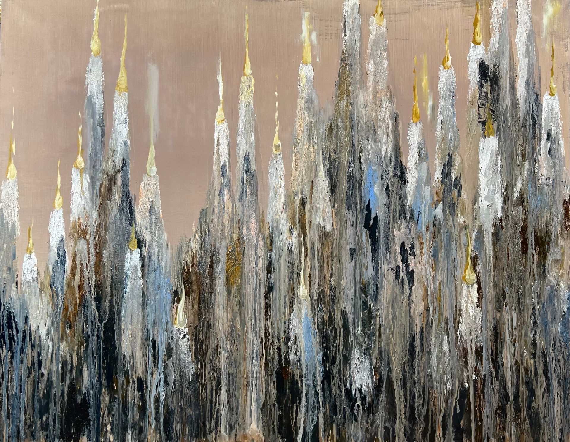 Белла Новинькова (Картина, живопись - 
                  90 x 70 см) Угасание