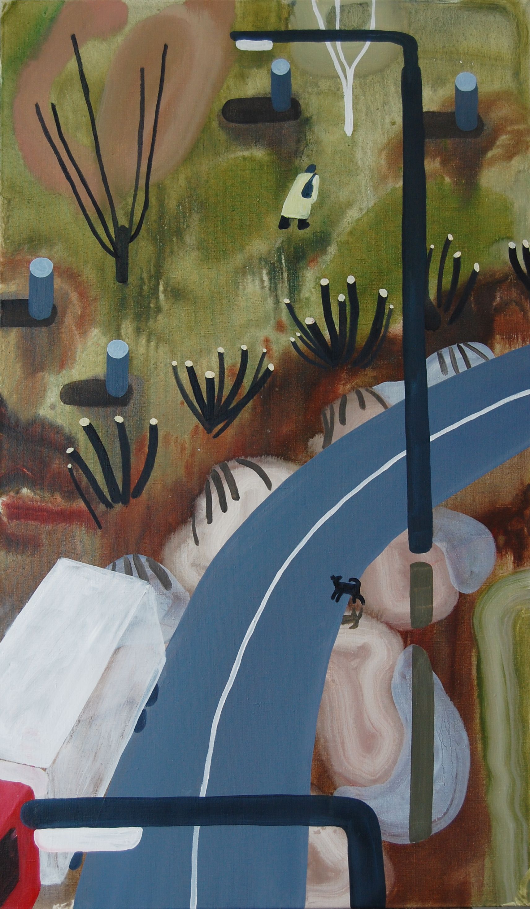 Анна Мельниченко (Картина, живопись - 
                  70 x 120 см) Осенняя дорога