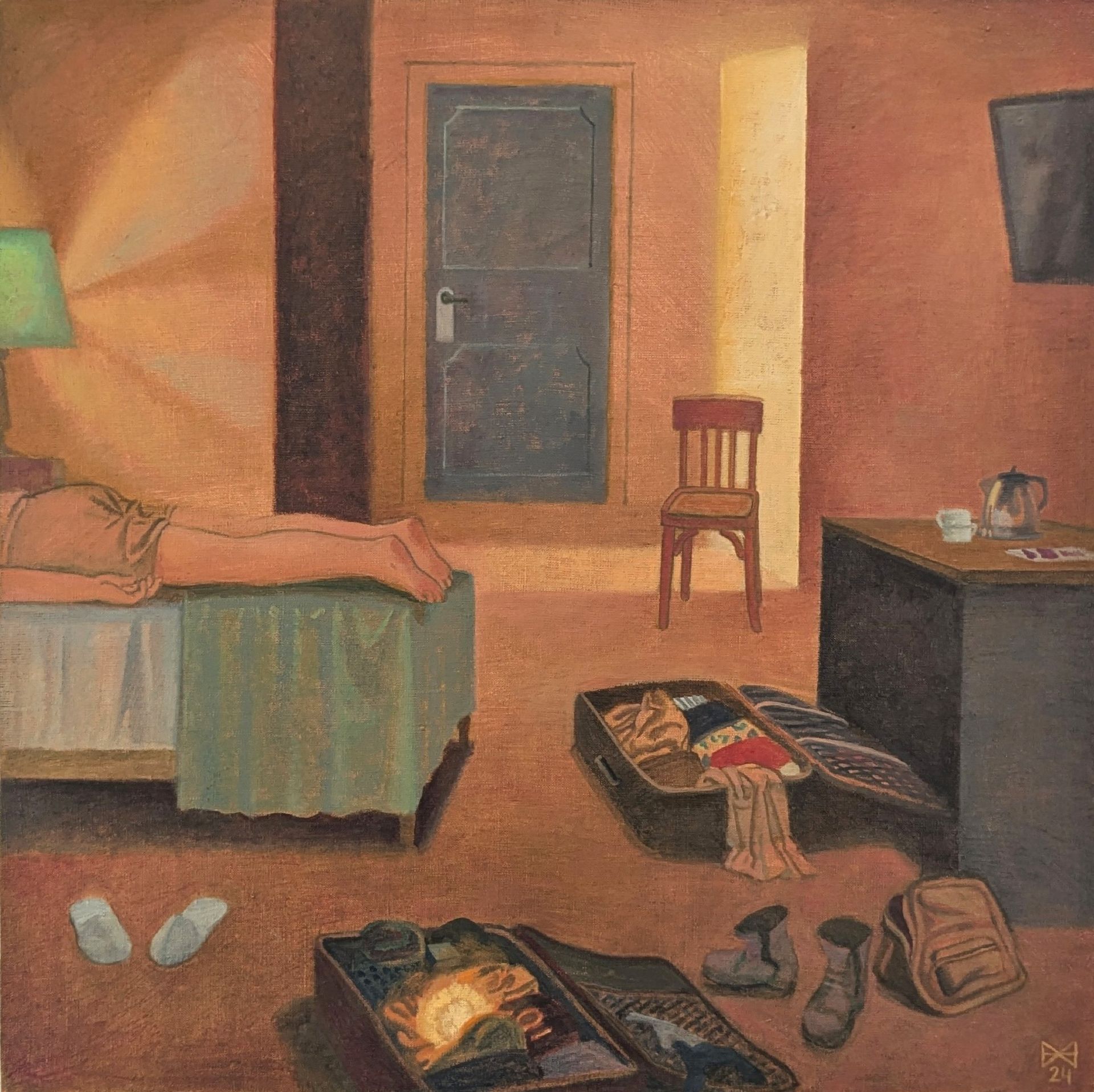 Анастасия Мотина (Картина, живопись - 
                  65 x 65 см) Сундук "Мертвеца"