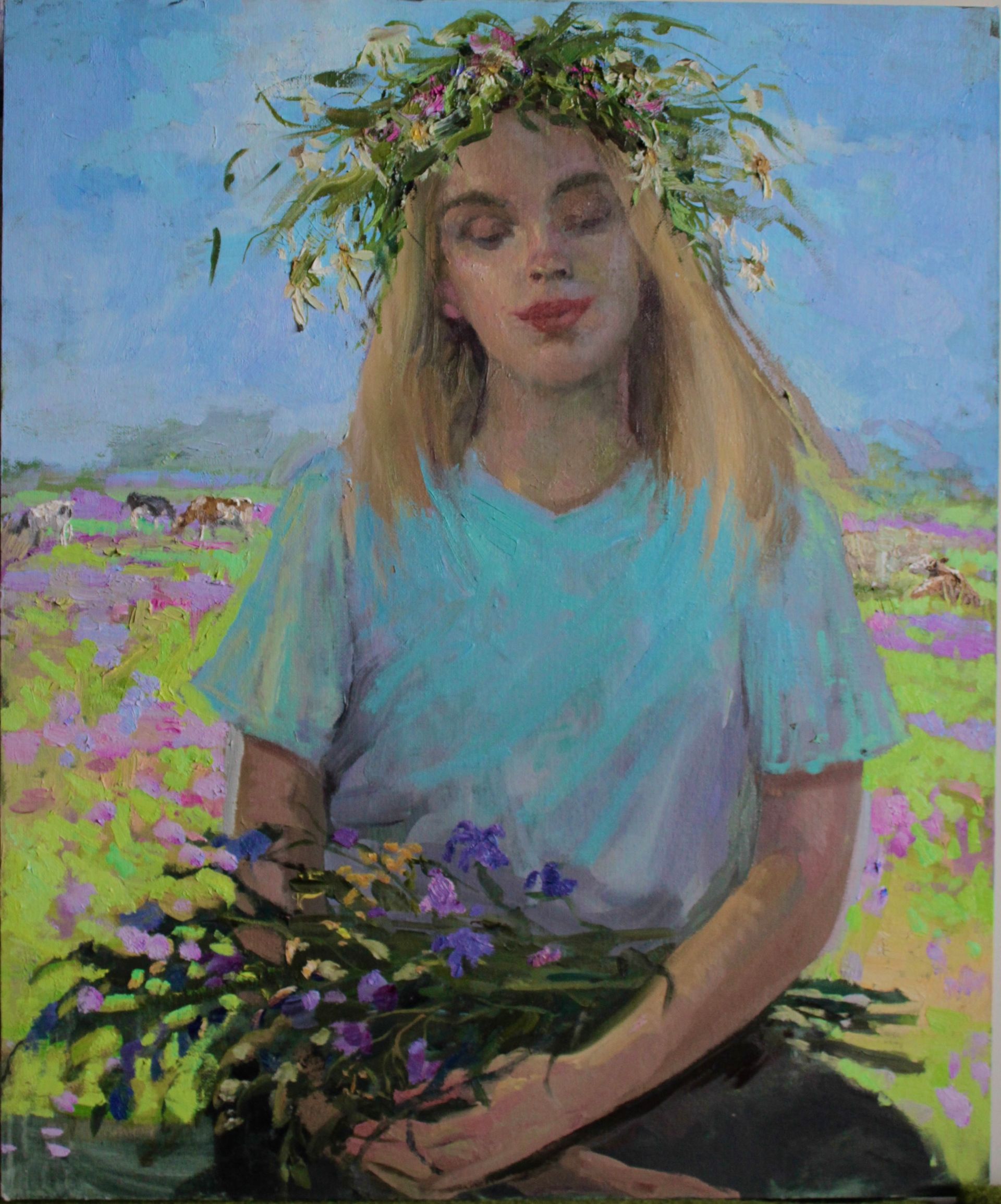 Анна Образцова (Авторская графика - 
                  50 x 60 см) Тишь да гладь
