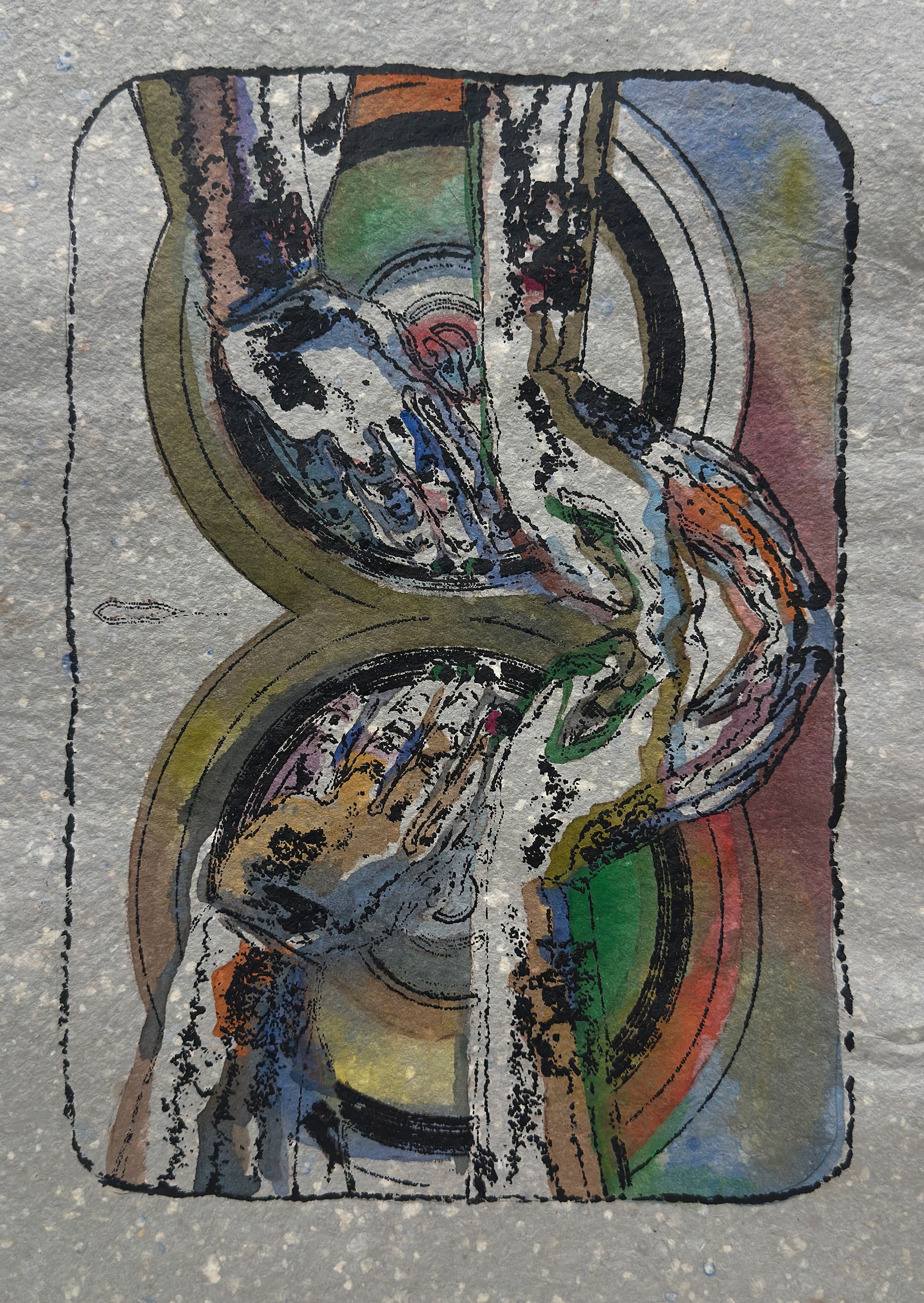 Дарья Мазур (Графика печатная - 
                  21 x 30 см) Из серии "Hello Kitty"