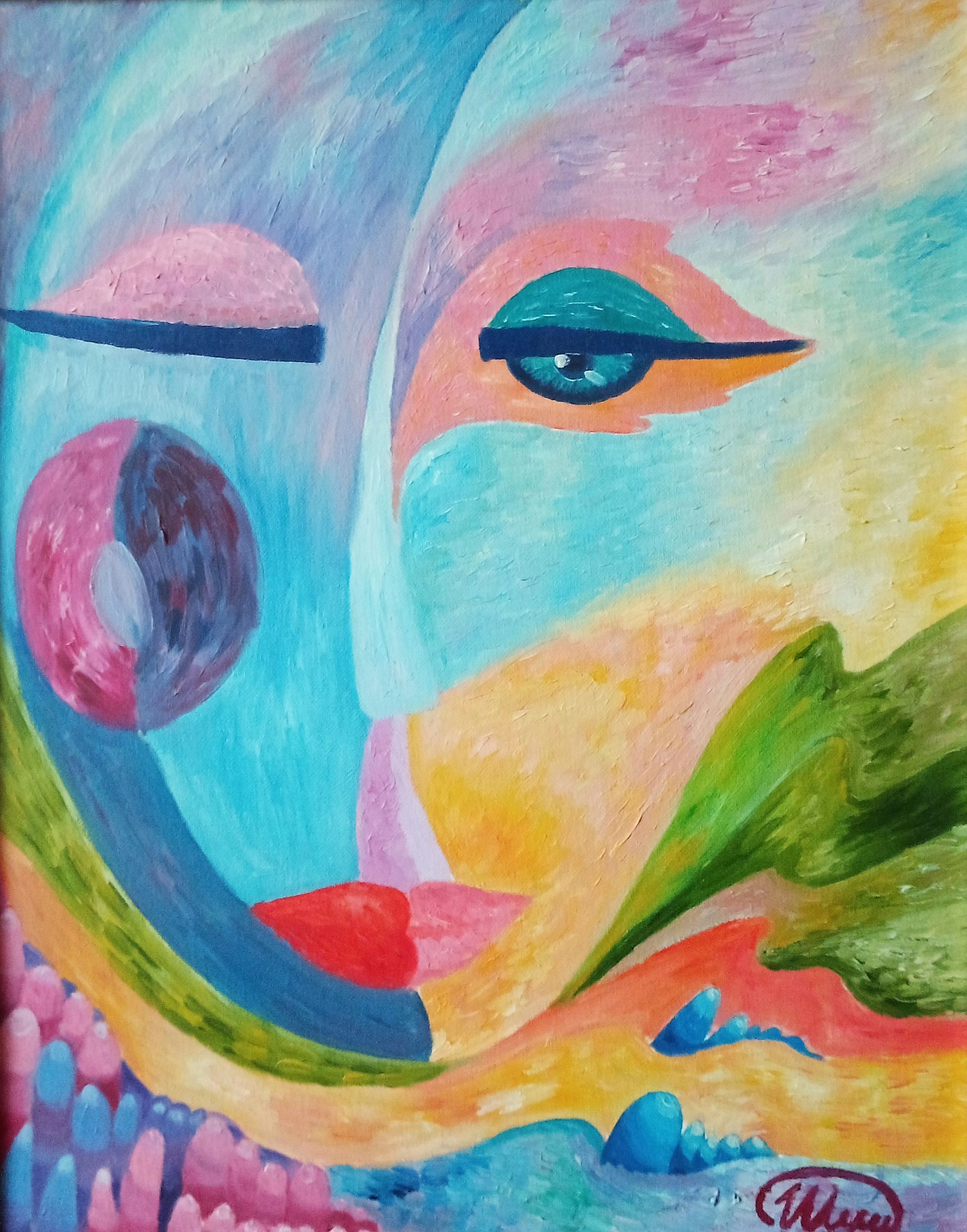 Ирина Шумская (Картина, живопись - 
                  50 x 60 см) Юность