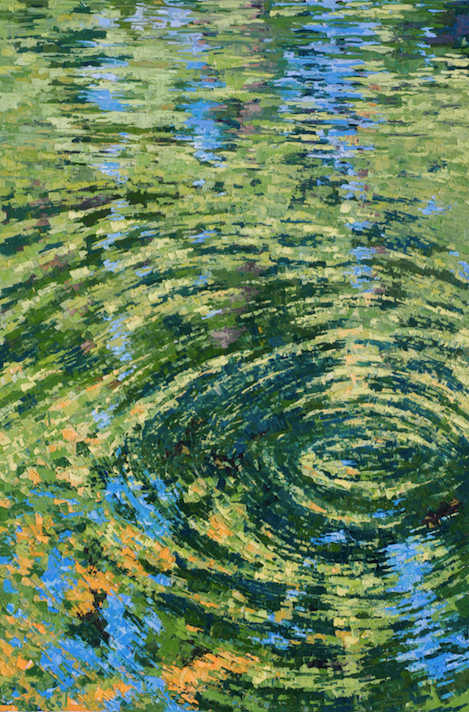 Марианна Чайка (Картина, живопись - 
                  120 x 180 см) Отражение III