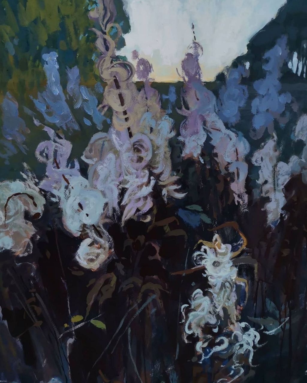 Ольга Семченко (Авторская графика - 
                  69 x 94 см) Иван-чай