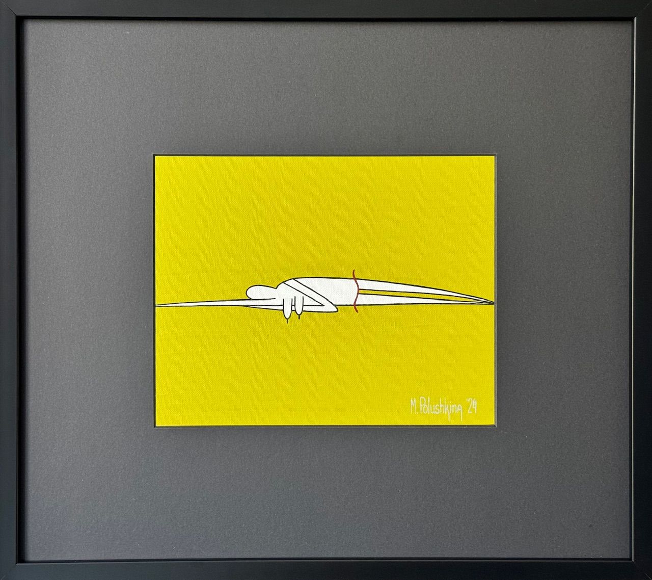 Мария Полушкина (Картина, живопись - 
                  47 x 42 см) Yoga 3