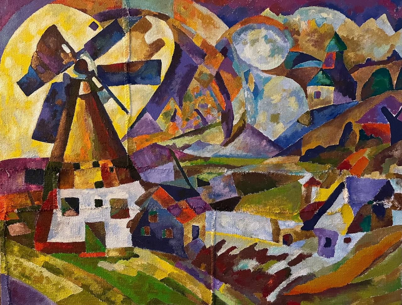Таня Бродская (Картина, живопись - 
                  130 x 100 см) Будет хлеб